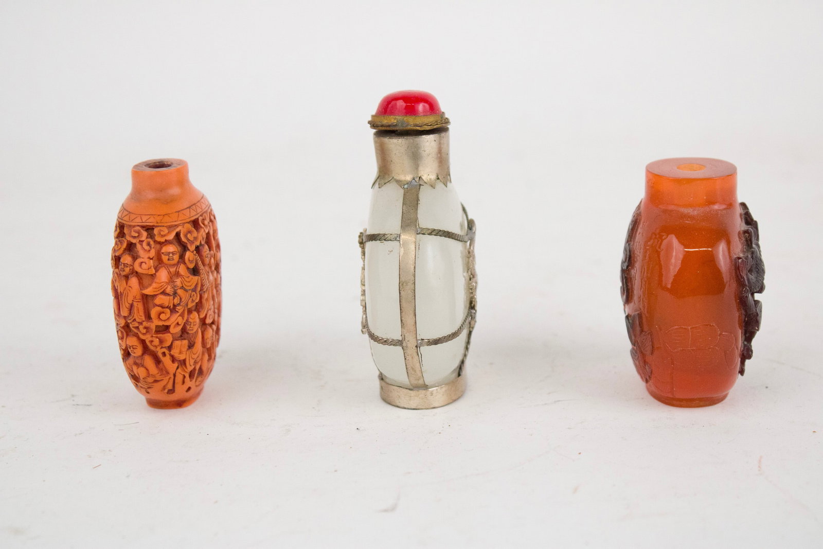 Three Chinese Snuff Bottles - 5