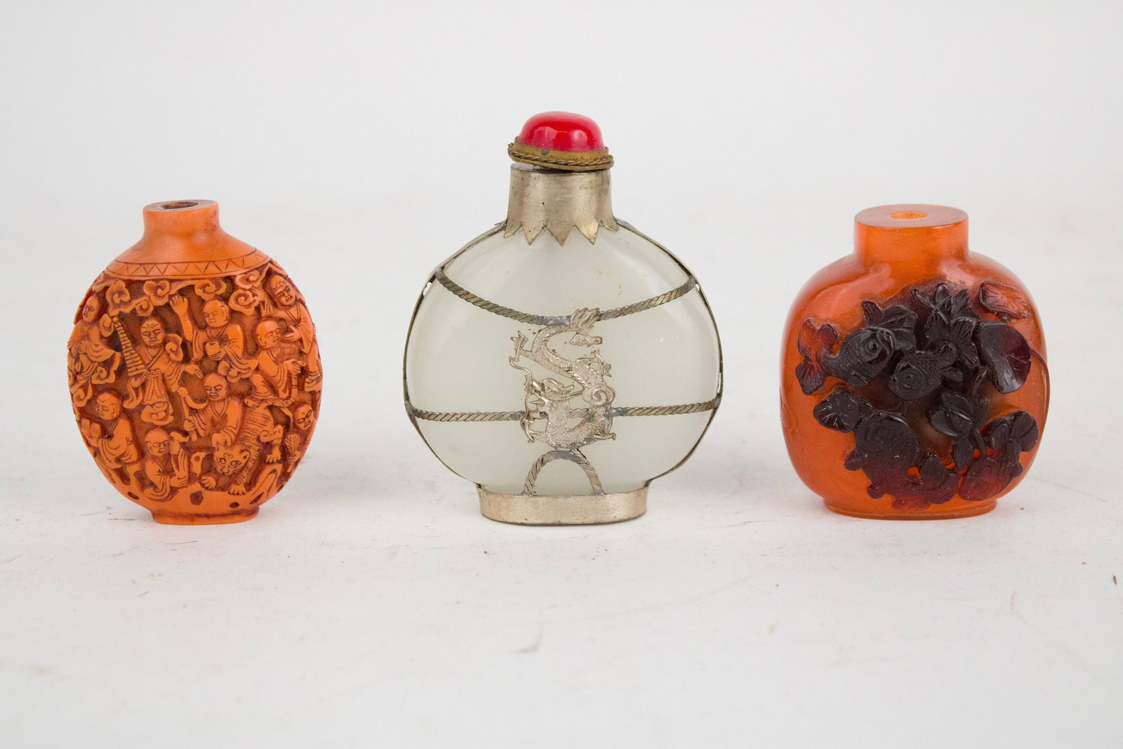 Three Chinese Snuff Bottles - 6