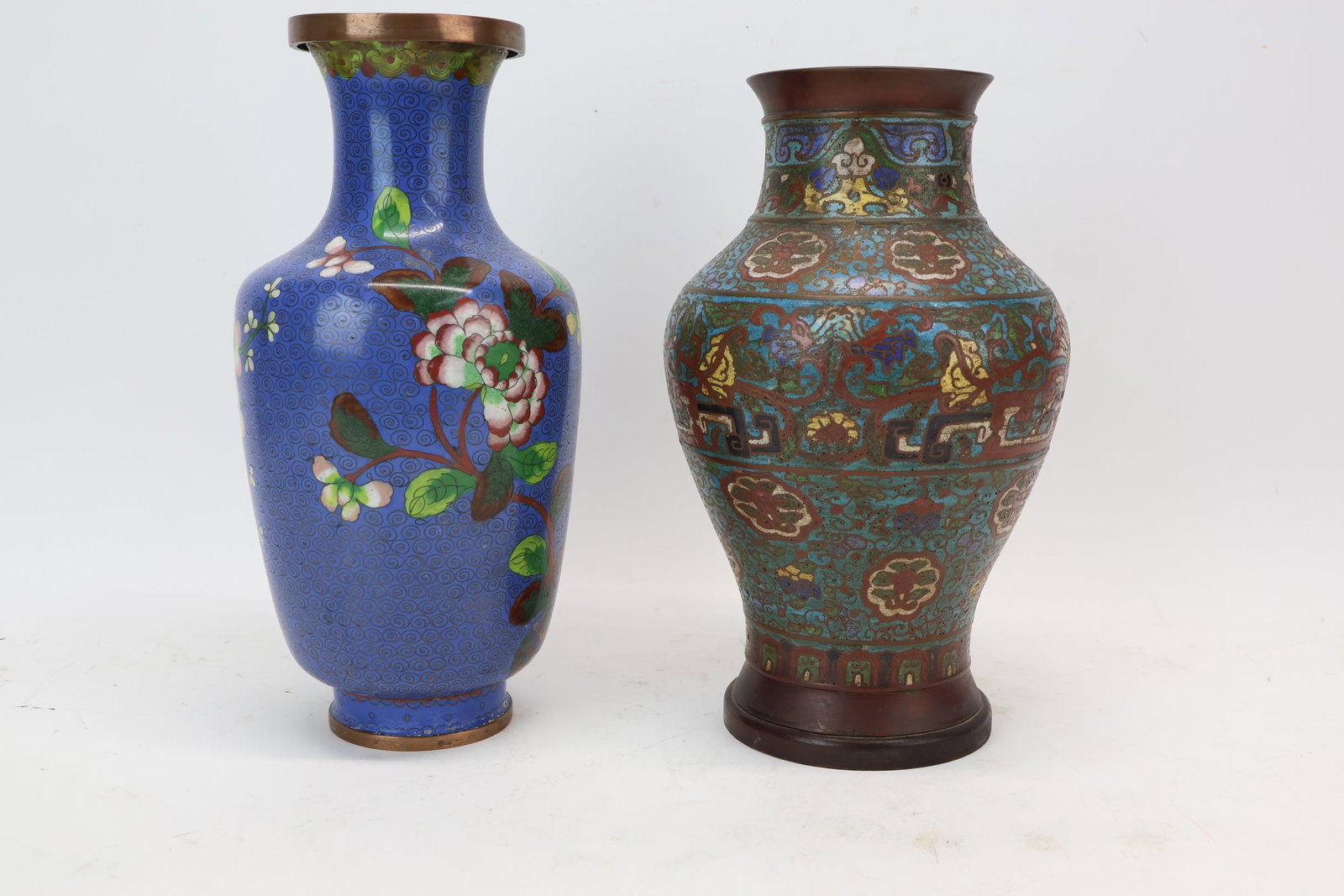 Vintage Asian Champleve Cloisonne Vase (1 of 11)