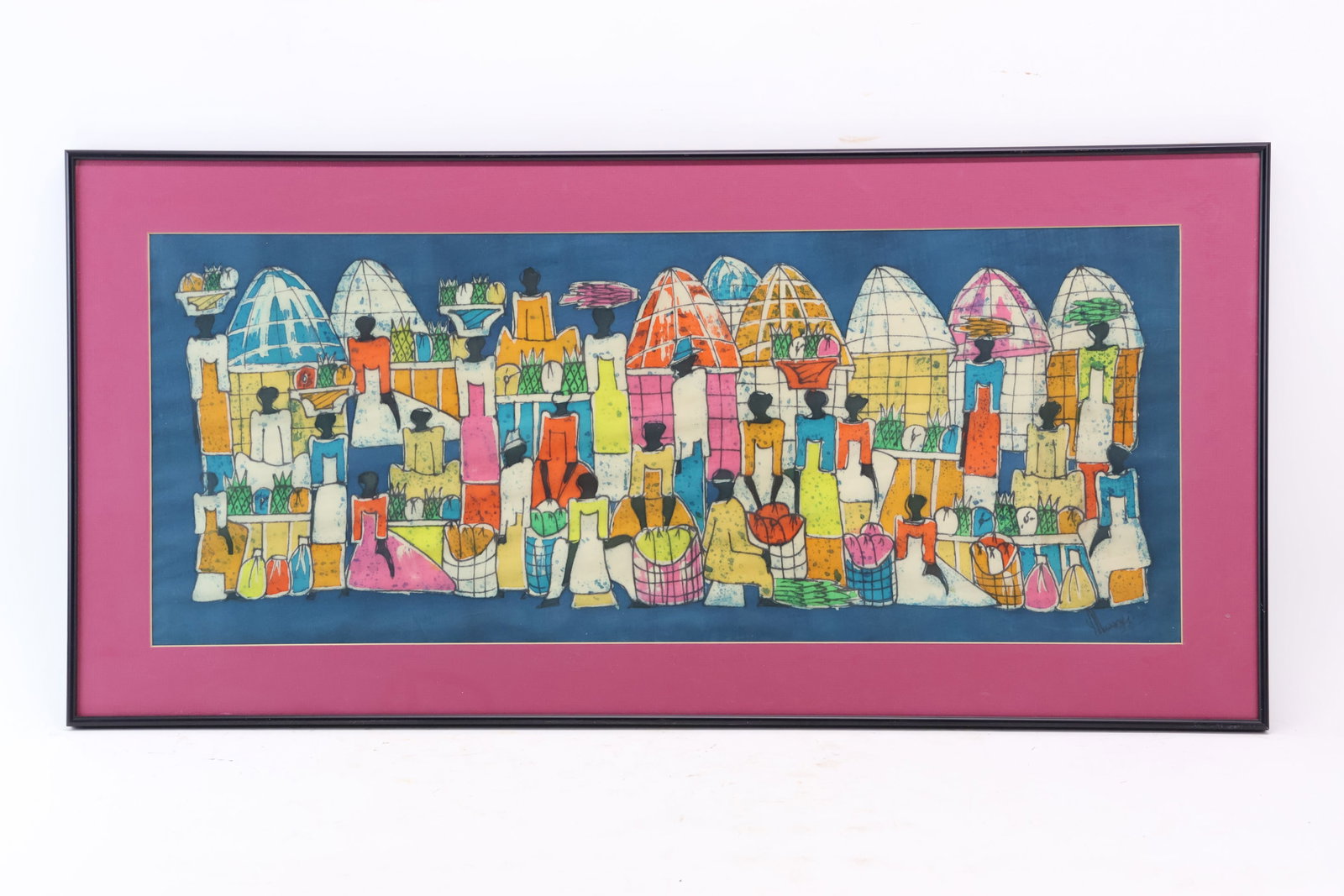 African Batik Painted Fabric (1 of 5)