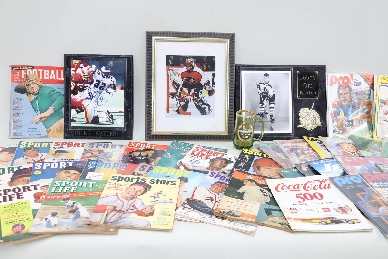 Group of Assorted Sports Magazine and Memorabilia (1 of 12)