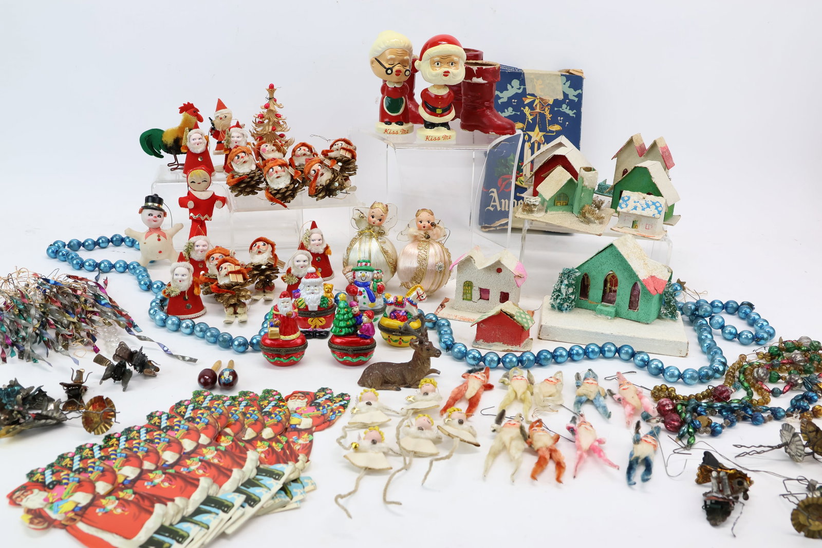 Group of Assorted Chenille Christmas Santa's (1 of 16)