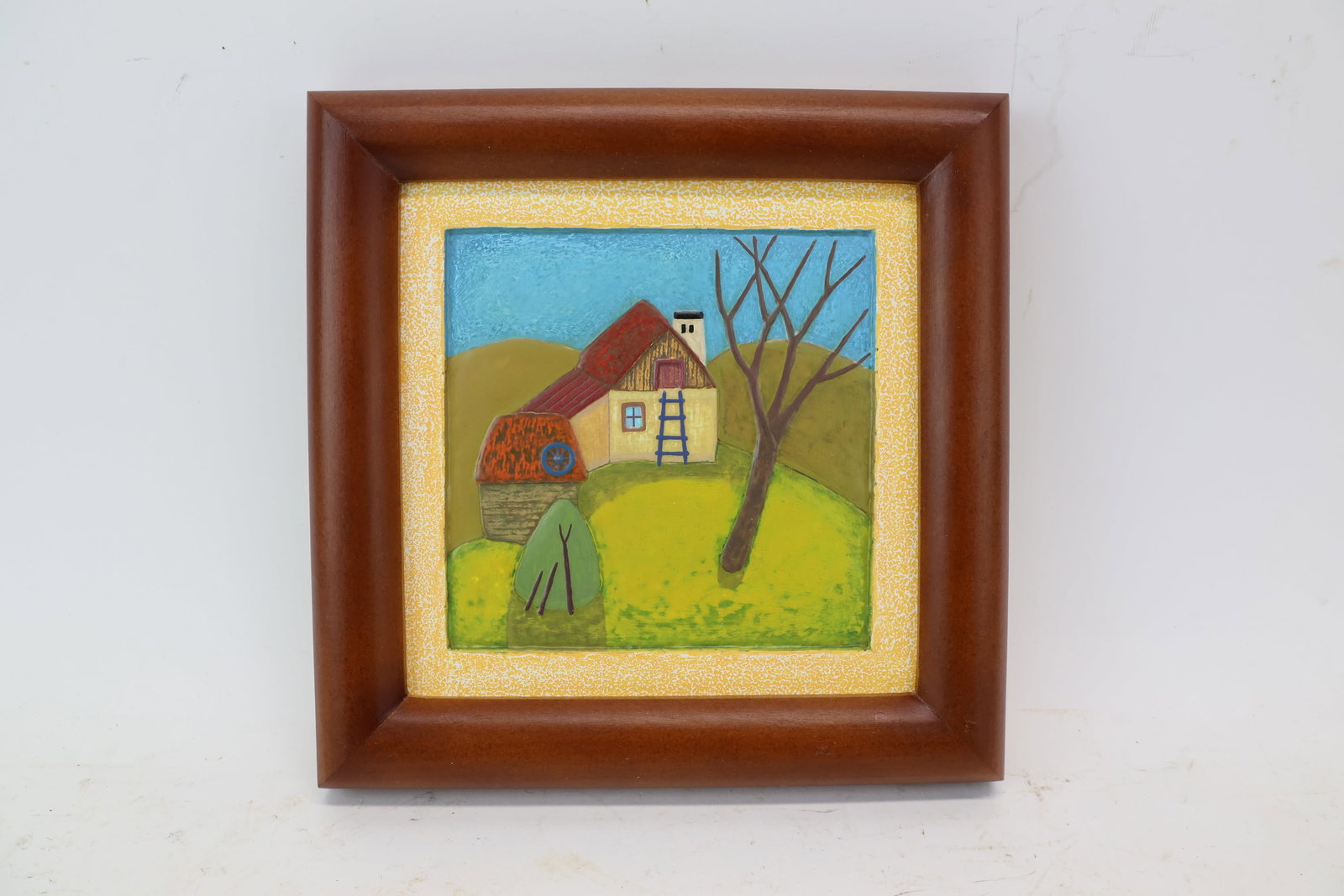 Six Framed Ceramic Tiles - 6