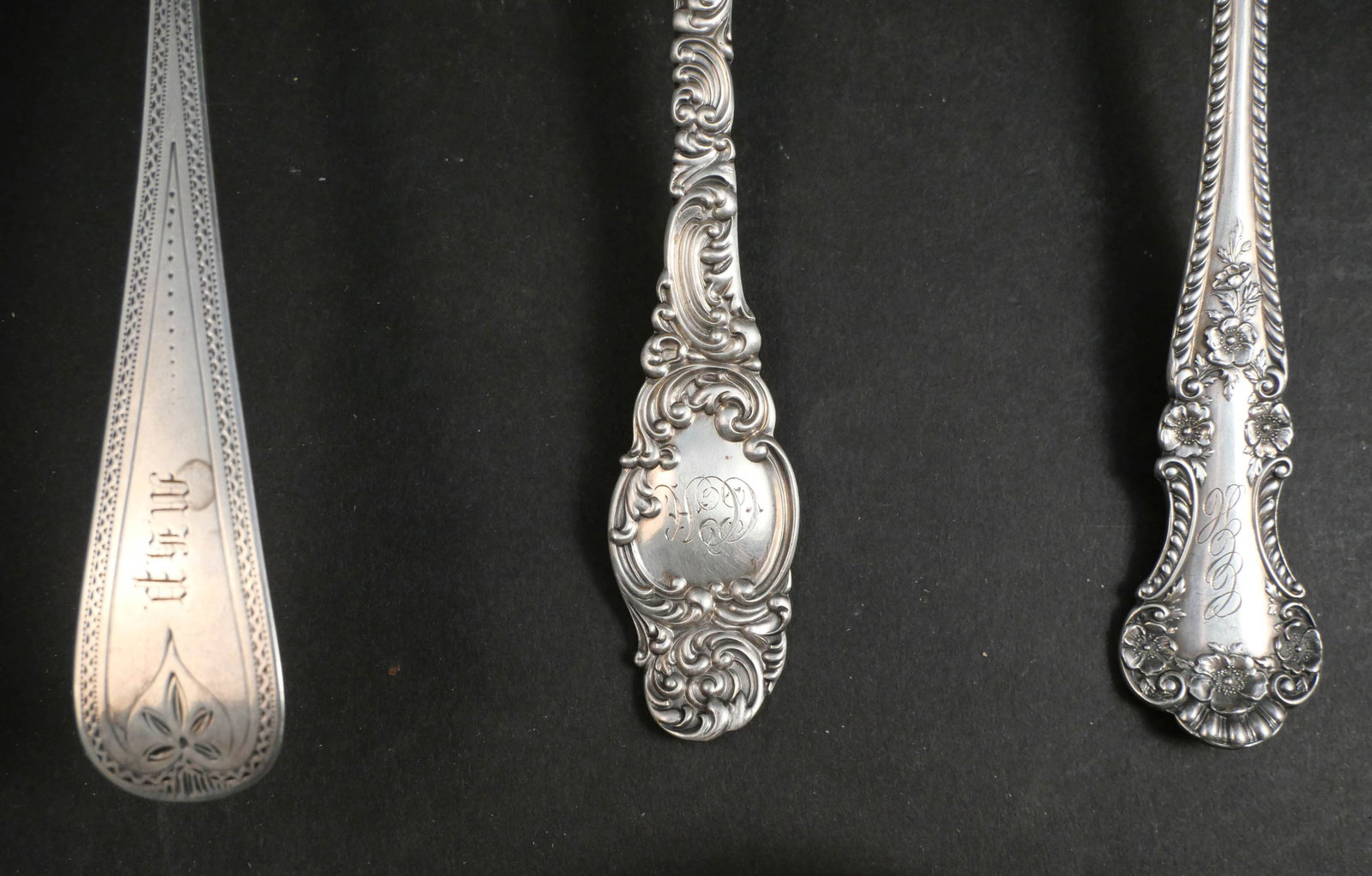 Assorted Sterling Silver Serving Spoons - 2