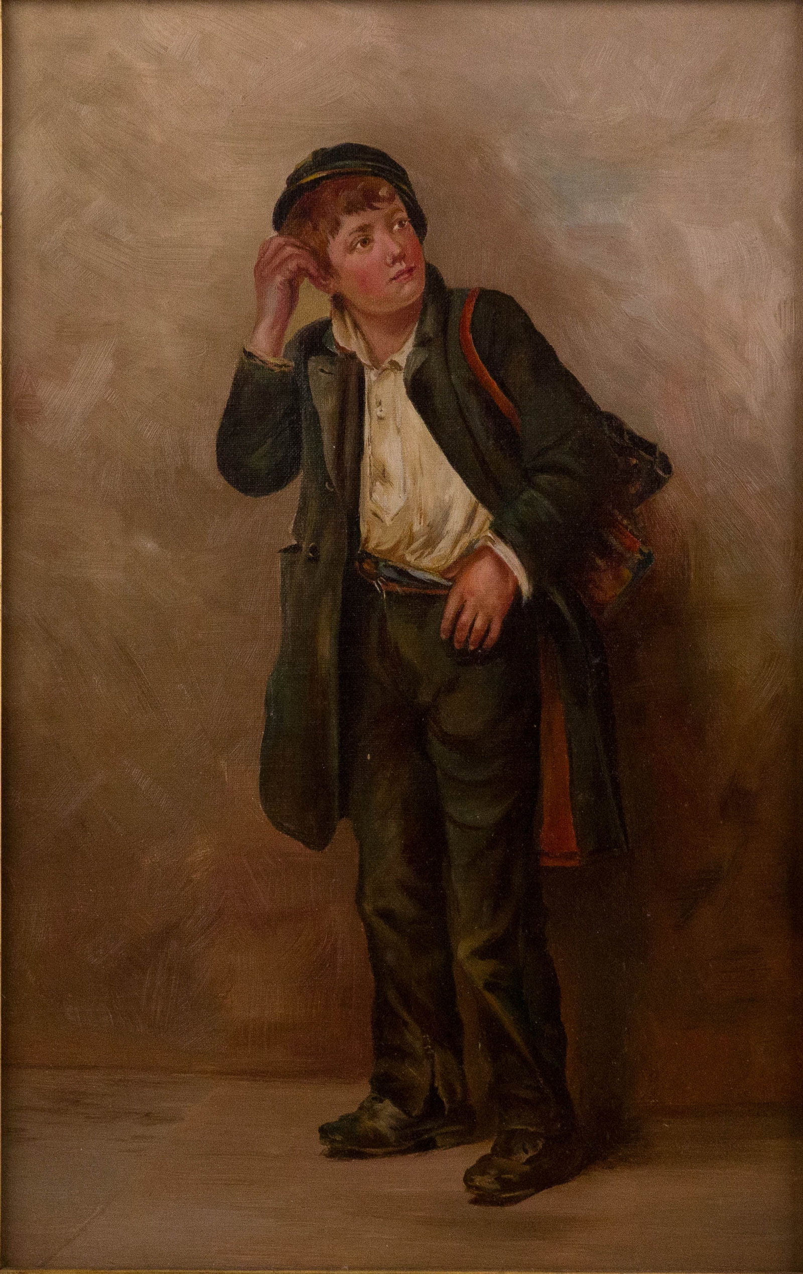 Shoeshine Boy, Oil on Canvas (1 of 6)