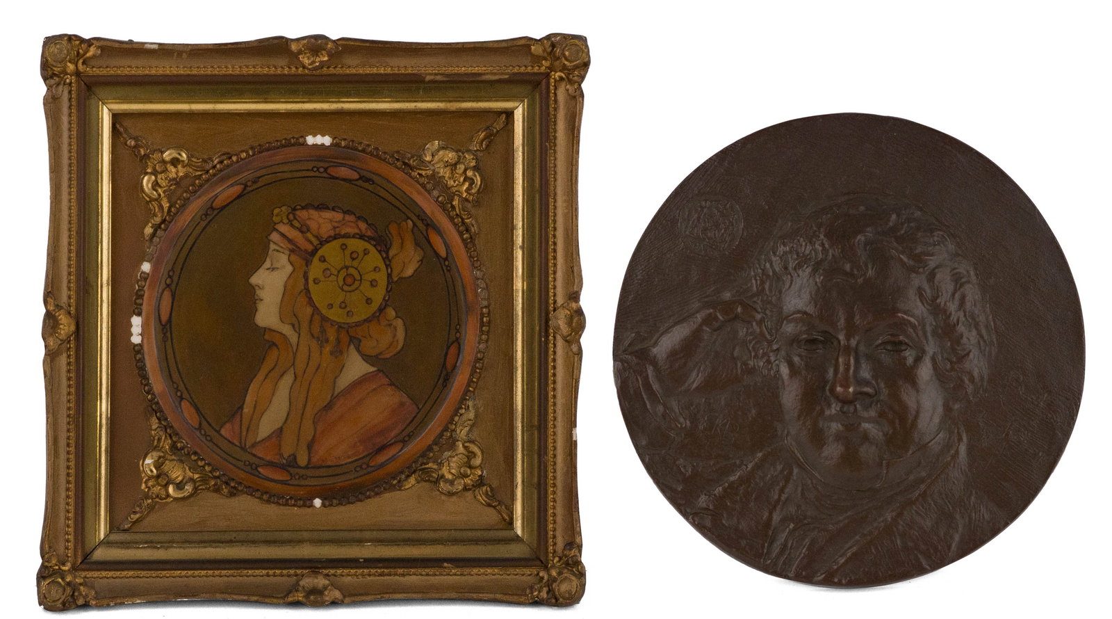 Henry Kirke Bush-Brown, 1857-1935, Washington Irving Plaque, Bronze (1 of 13)