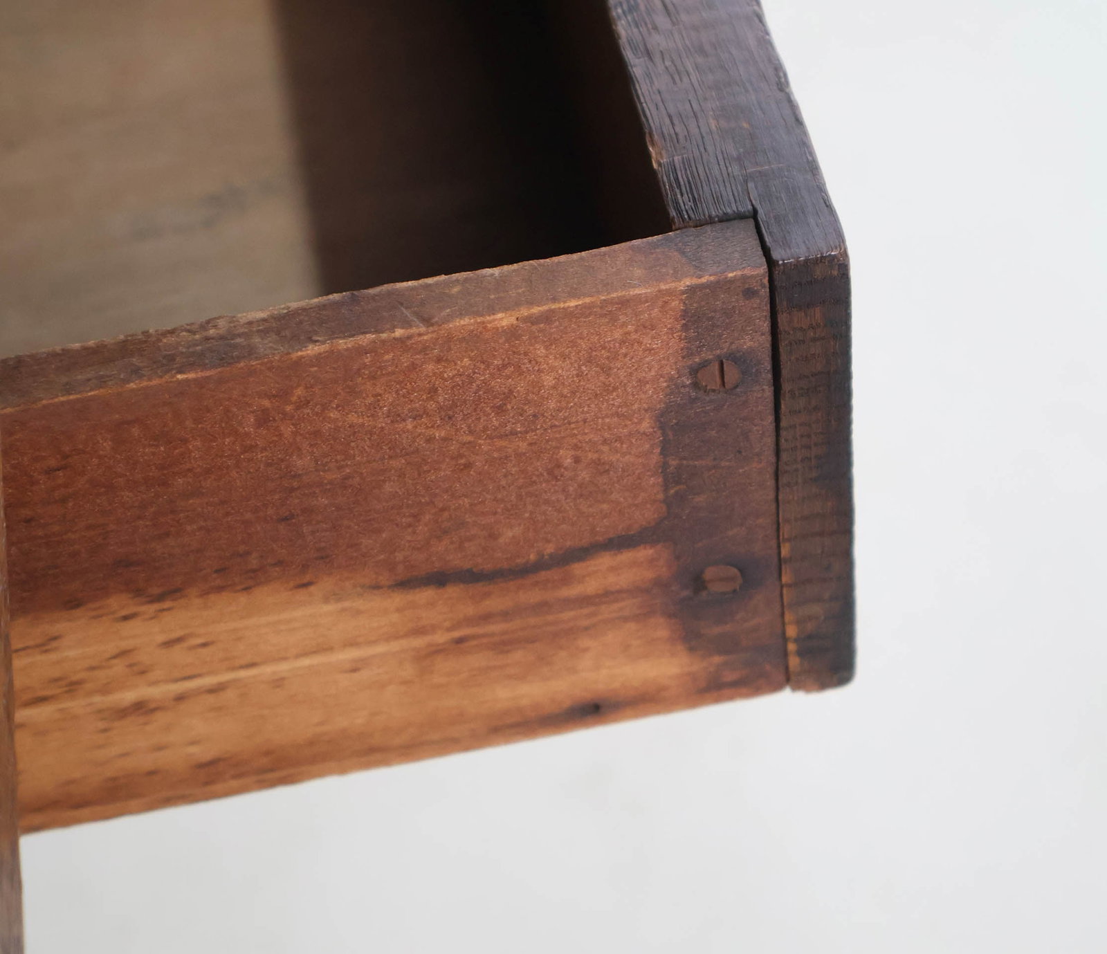 Mission Oak Two Drawer Work Table - 5