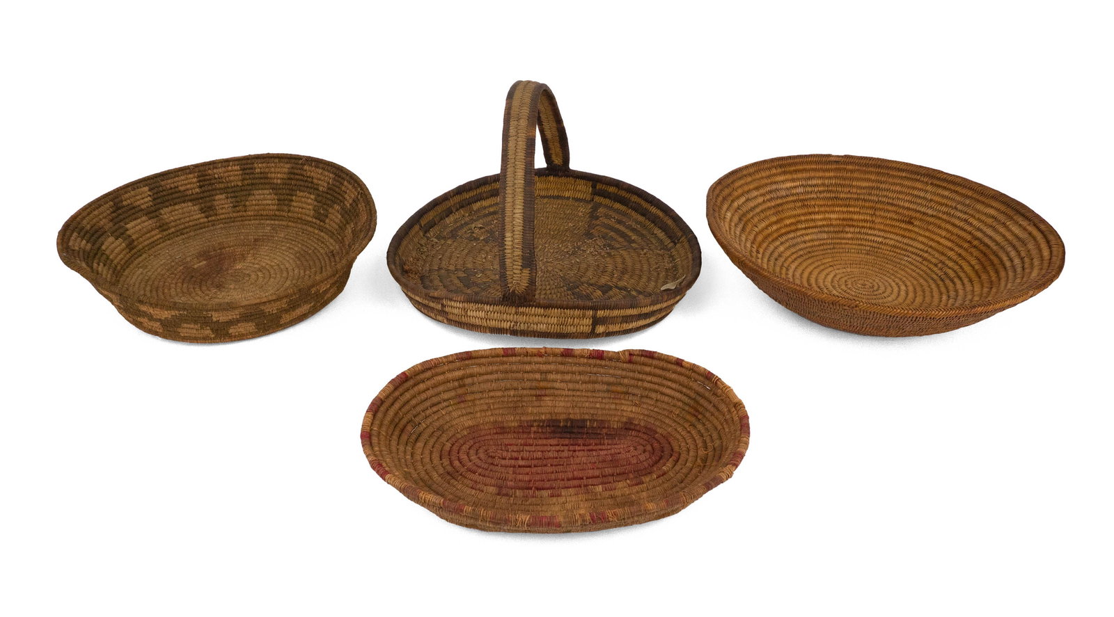 Four Native American Woven Baskets (1 of 10)