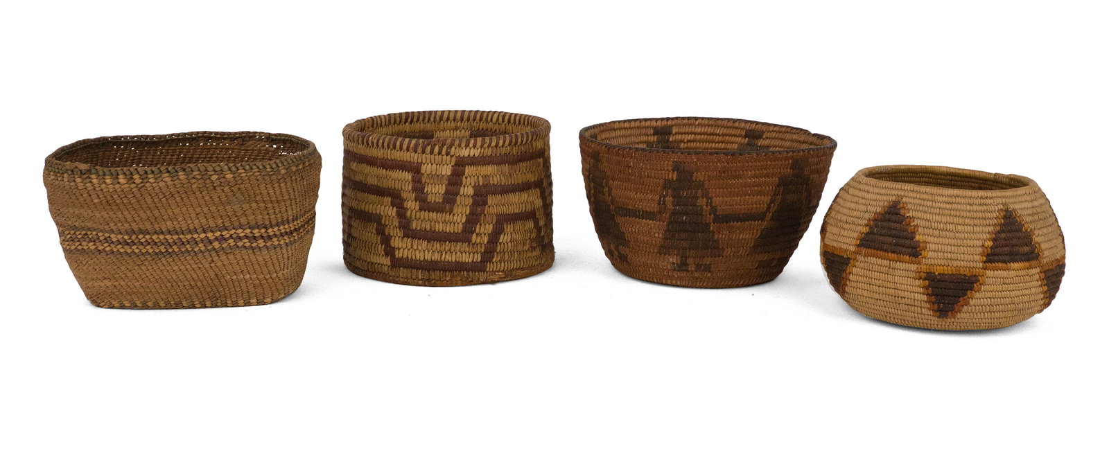 Four Native American Woven Baskets (1 of 9)