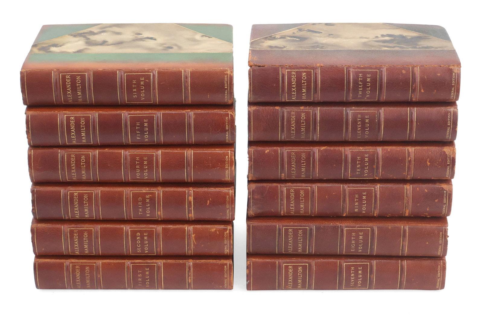 The Conoisseur's Federal Edition of the Works of Alexander Hamilton, In Twelve Volumes: The Conoisseur's Federal Edition of the Works of Alexander Hamilton, In Twelve Volumes Edition size 77/400, edit by Henry Cabot Lodge. G.P. Putnam's Sons, New York and London, 1904. All books sold
