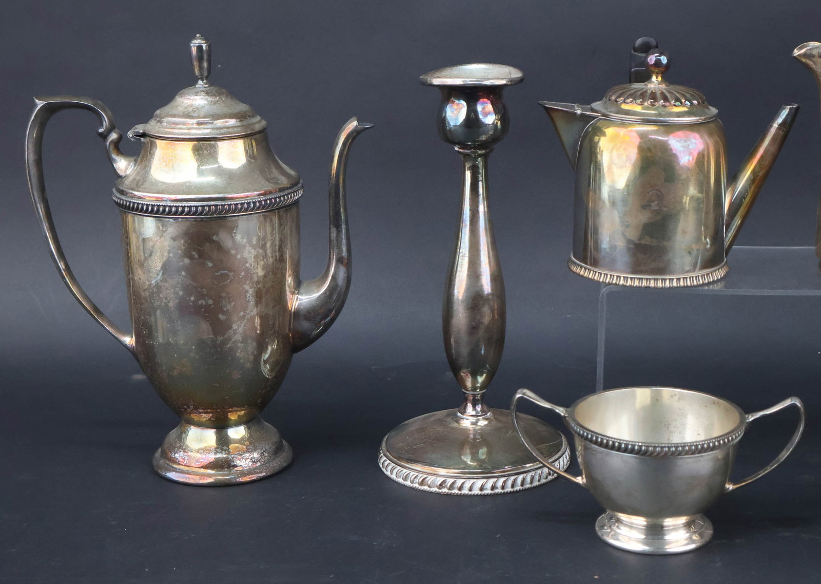 Warwick Silver Plated Partial Tea Service - 2
