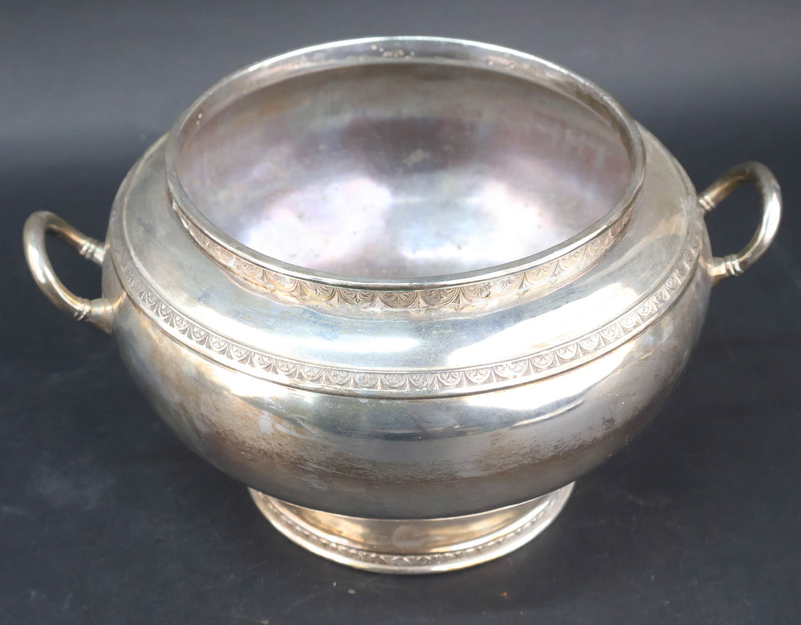 Gorham Silver Plated Swing Handled Basket - 13