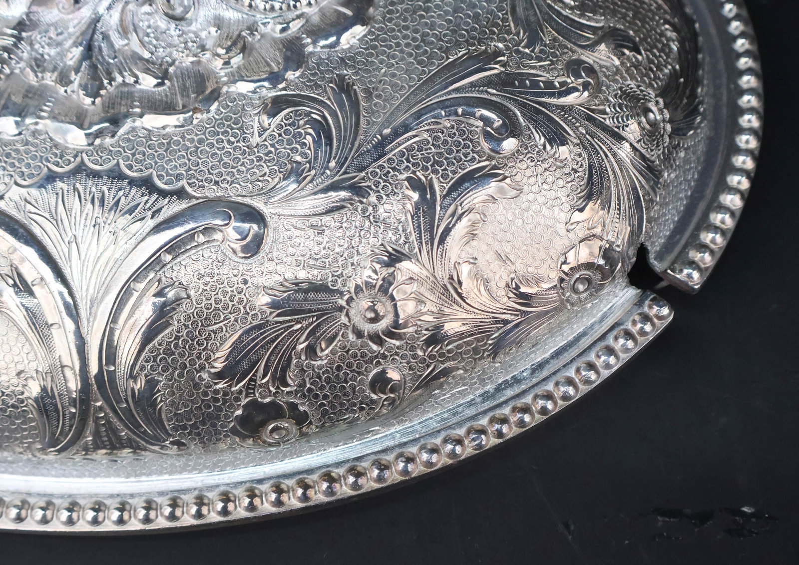 Gorham Silver Plated Swing Handled Basket - 18