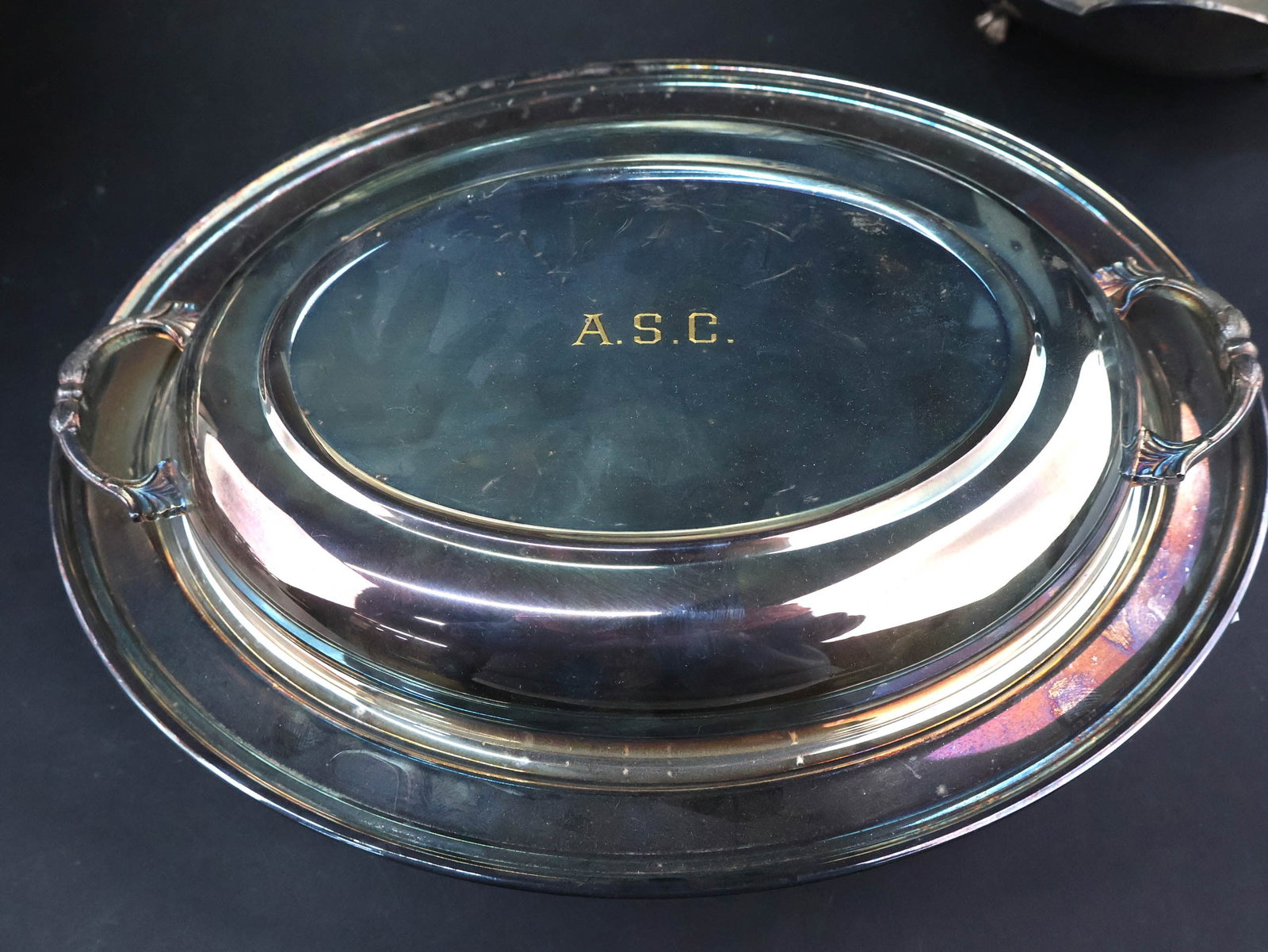 Gorham Silver Plated Swing Handled Basket - 4