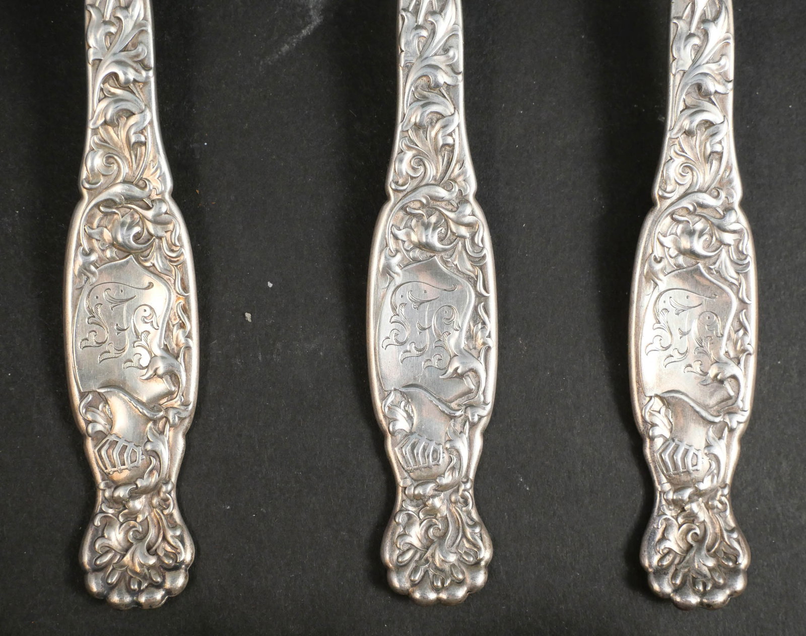American Sterling Silver "Heraldic" Assorted Flatware - 5