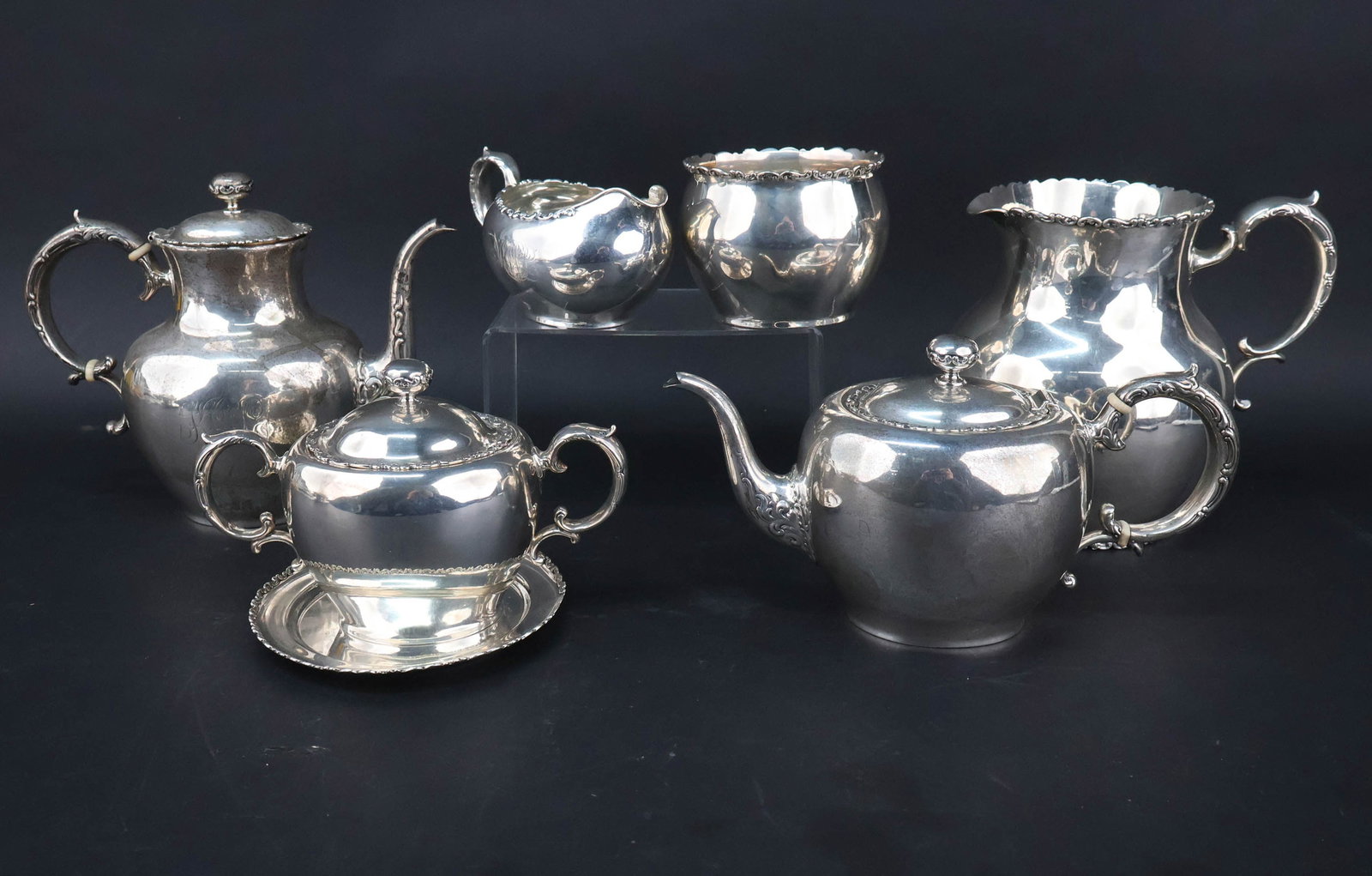 American Sterling Silver Tea Service (1 of 17)