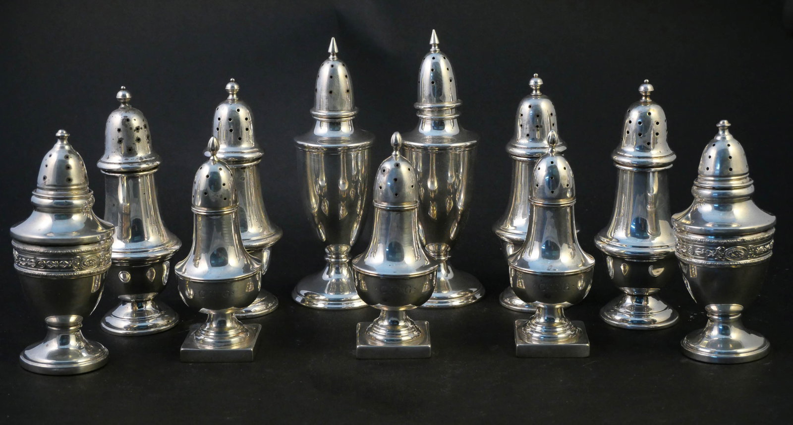 Collection of Silver Casters (1 of 10)