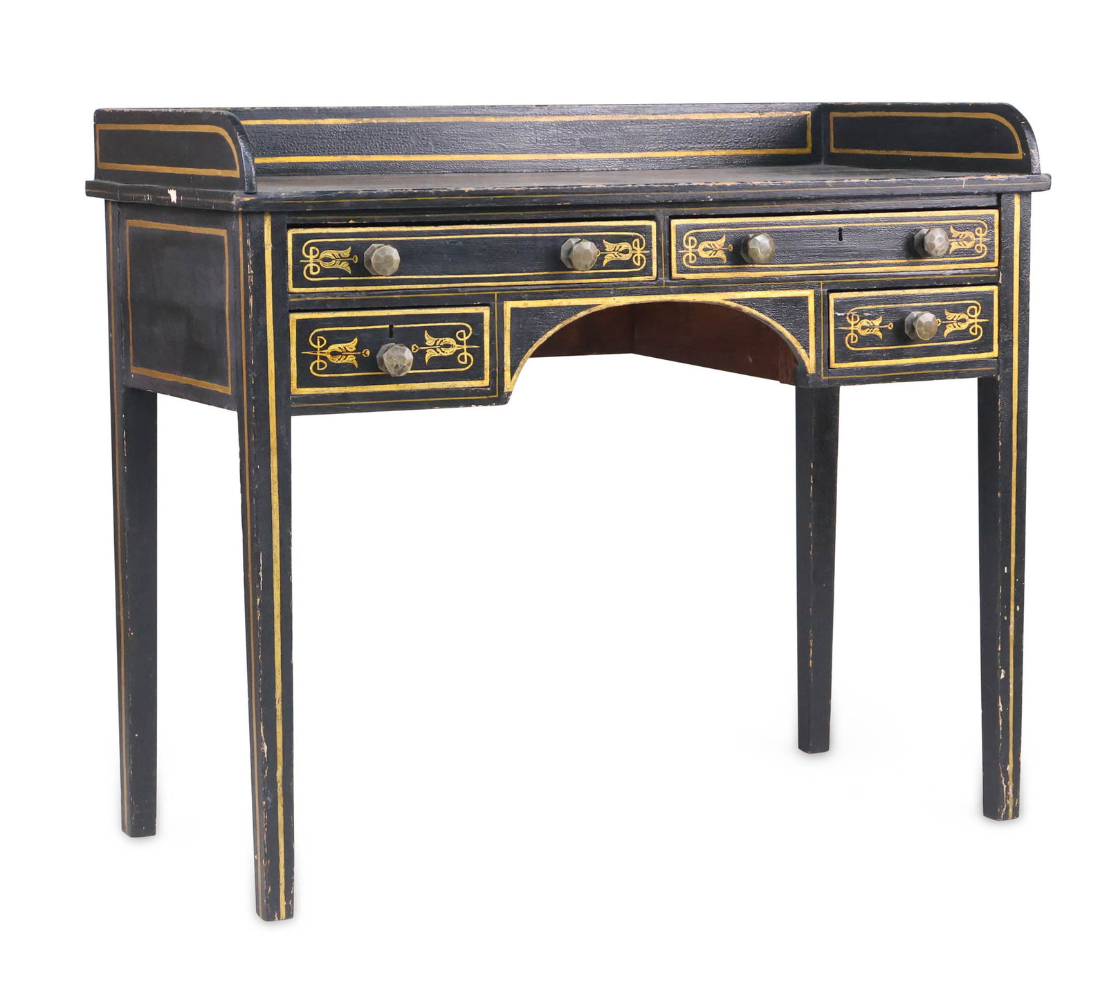 George III Painted and Parcel-Gilt Pine Washstand (1 of 10)
