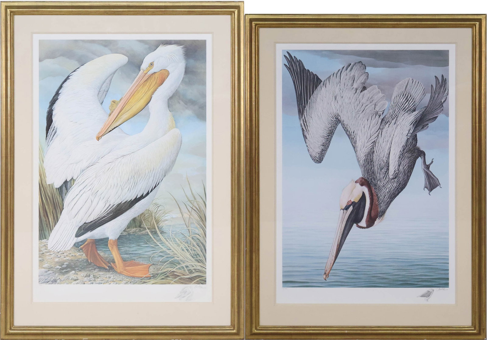 Basil Ede, British 1931-2016, Two Bird Prints (1 of 18)