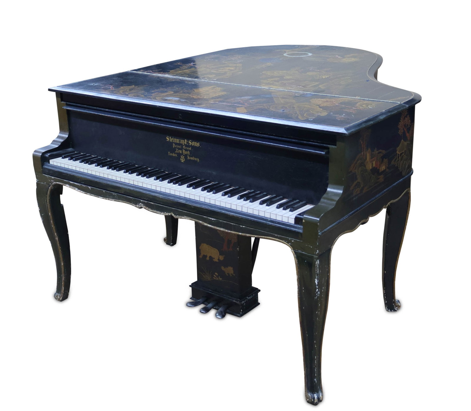 Art Case Steinway & Sons Chinoiserie Decorated Model A Piano (1 of 20)