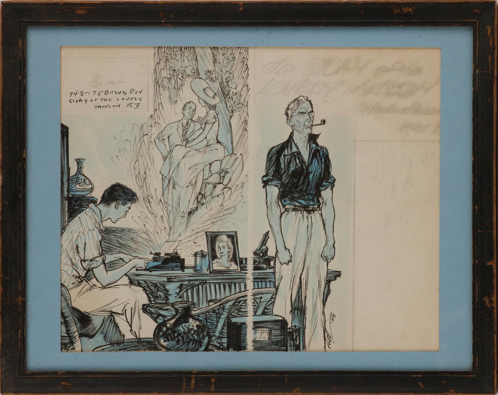 Wayne Hall, Arrival, Gouache on Paper - 13