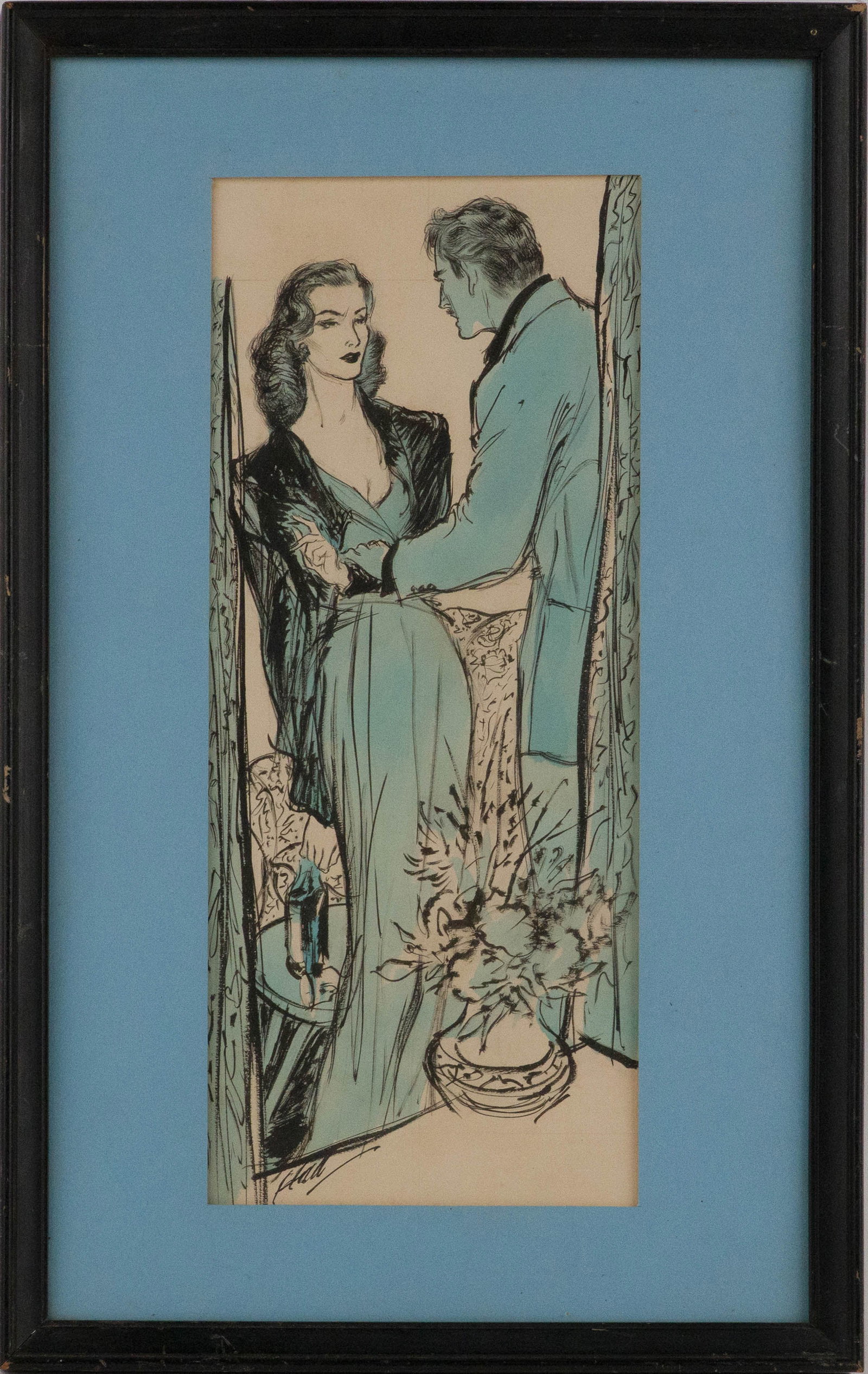 Wayne Hall, Arrival, Gouache on Paper - 3