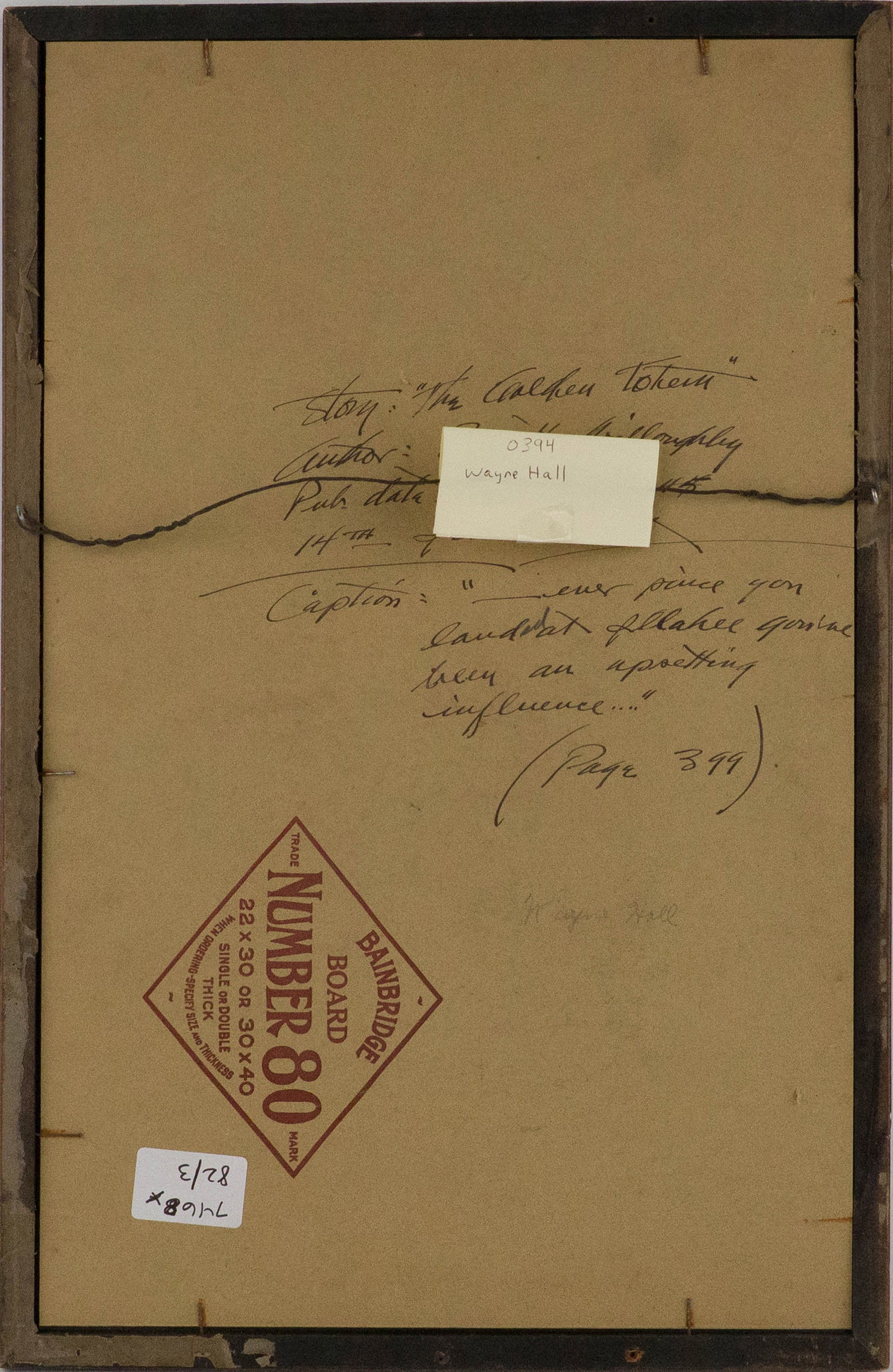 Wayne Hall, Arrival, Gouache on Paper - 6