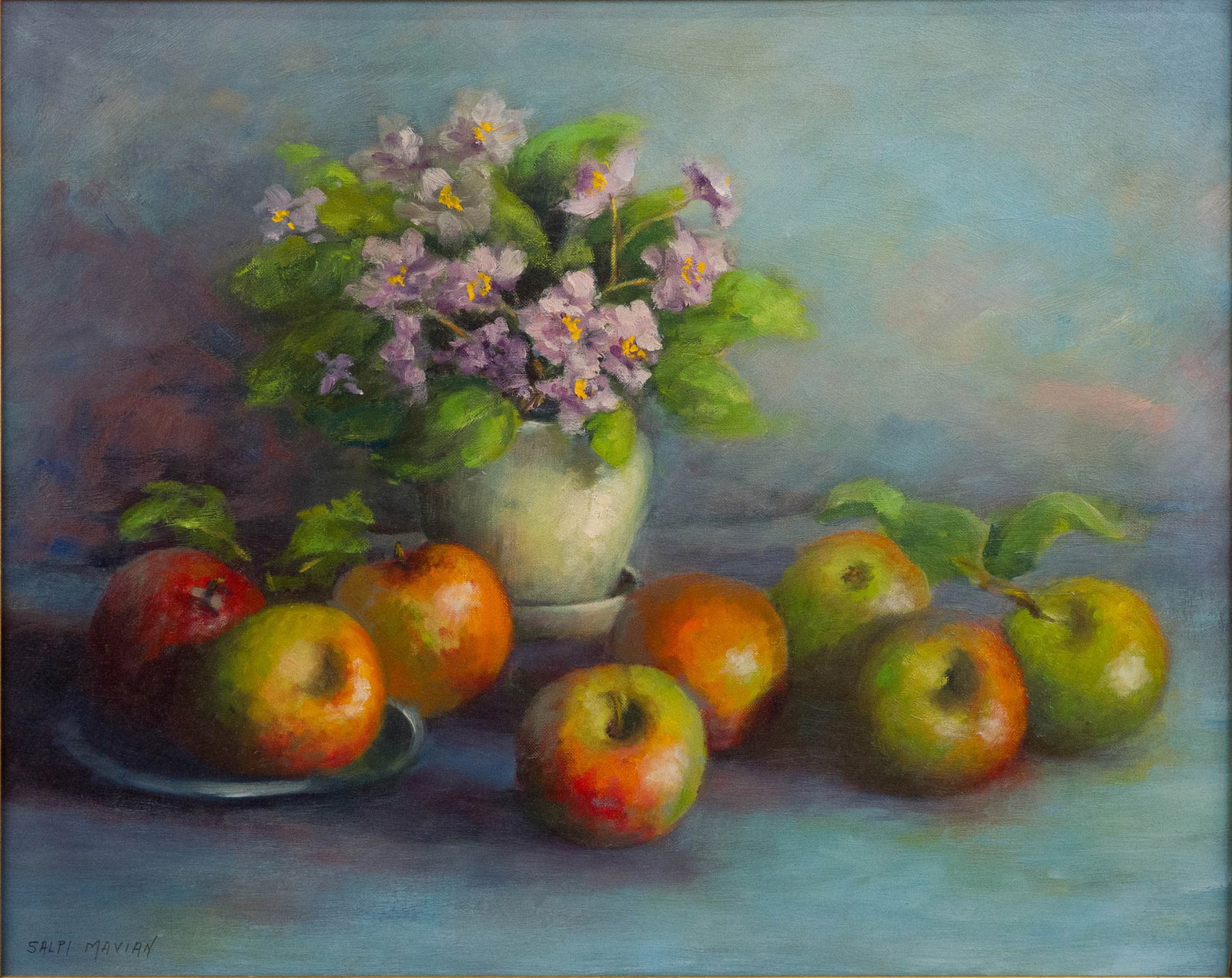 Salpi Miriam Mavian, 1908-, Still Life, Oil on Canvas (1 of 6)