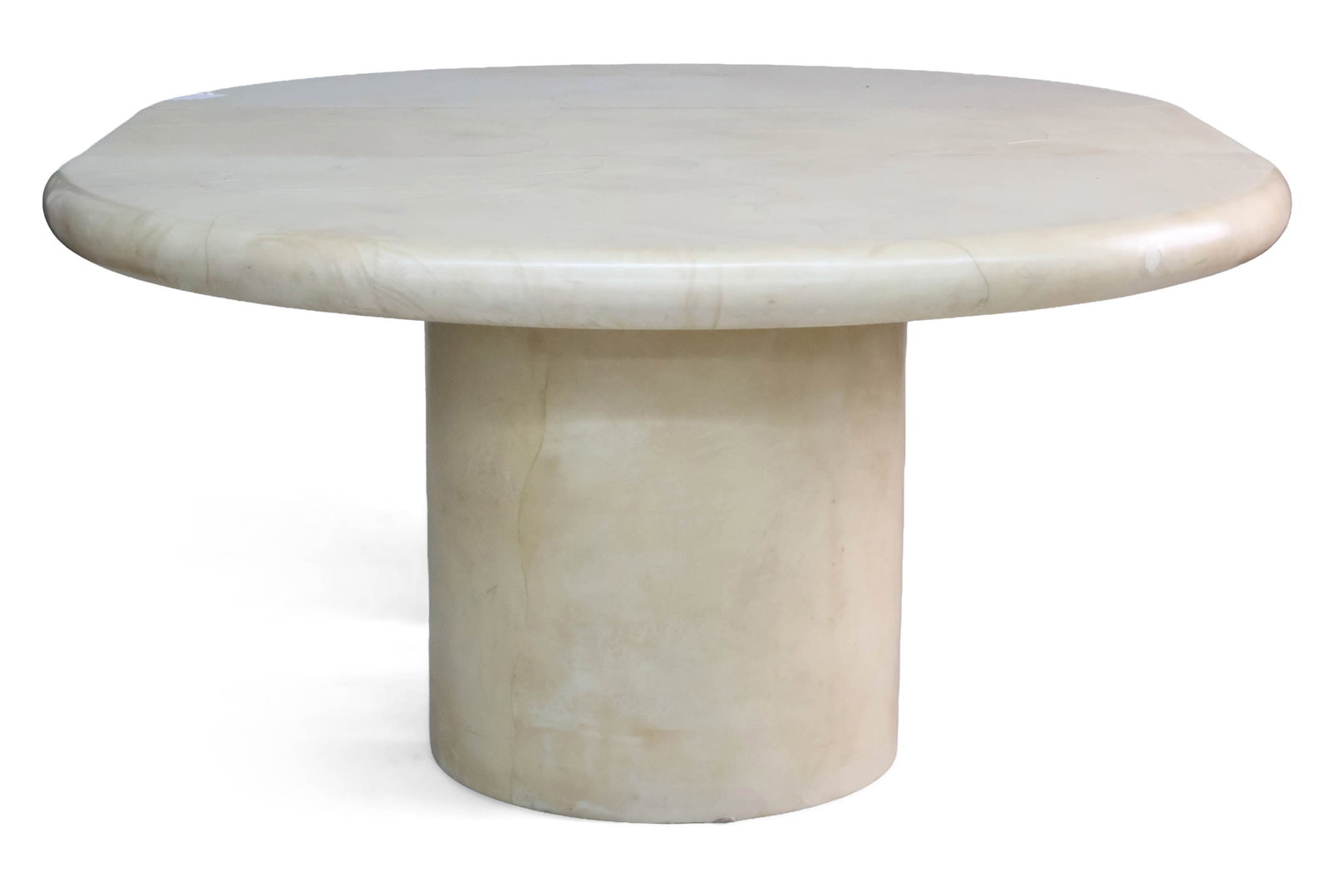 Karl Springer Style Round Dining Table - 2