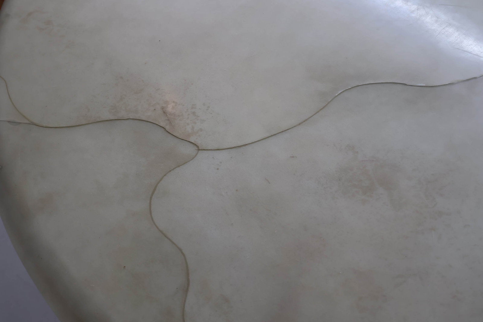 Karl Springer Style Round Dining Table - 9