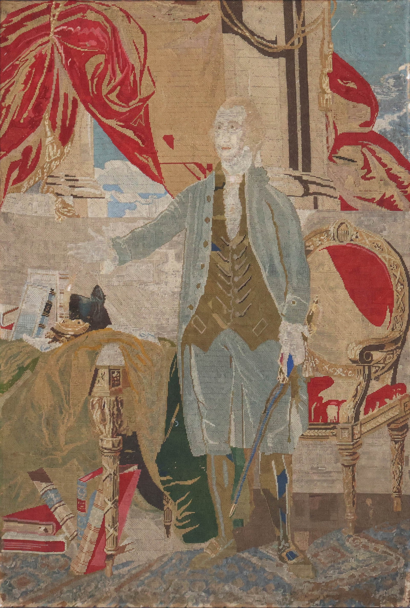 Woolwork Portrait of George Washington (1 of 14)