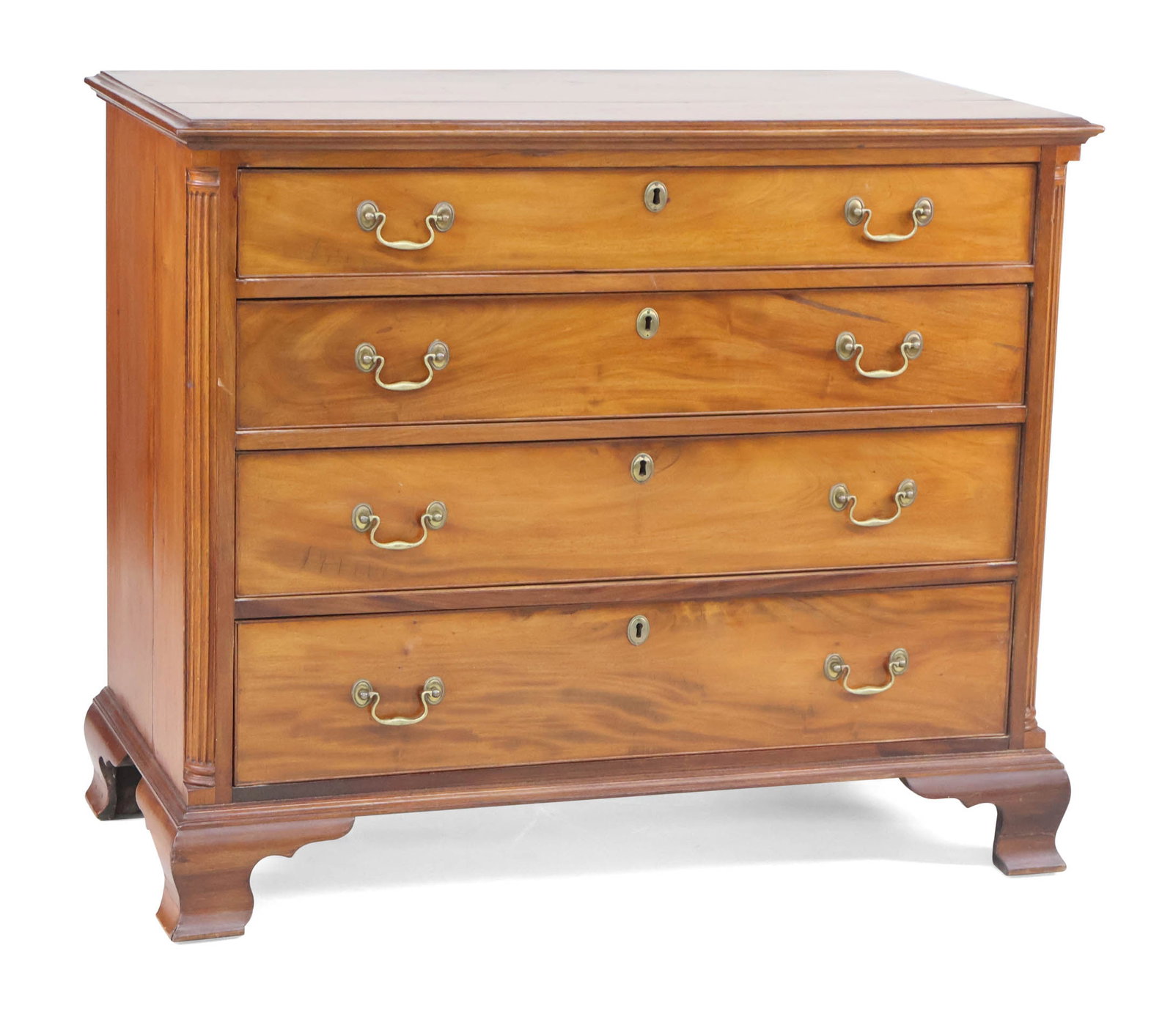 Chippendale Mahogany Chest of Drawers (1 of 13)