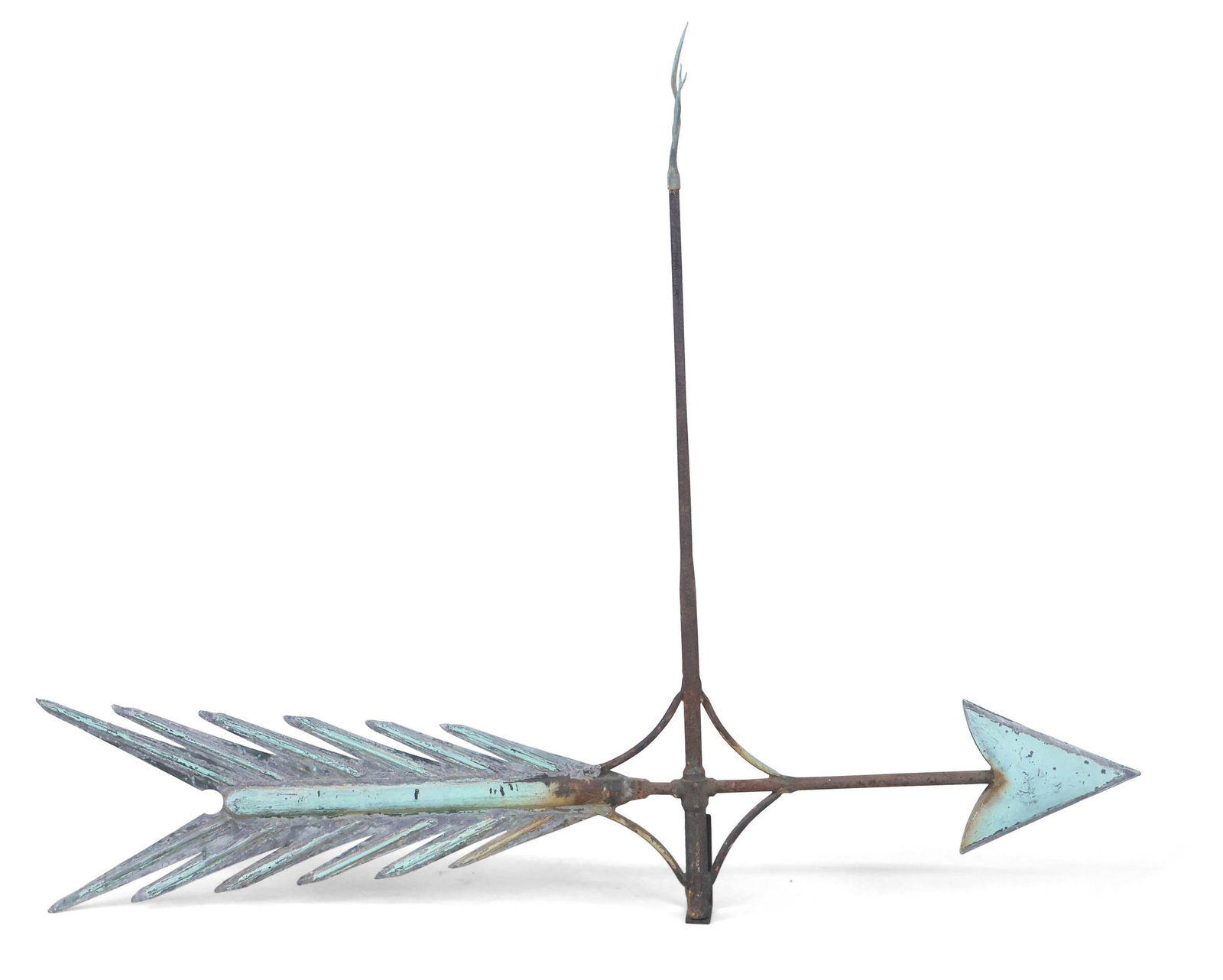 Zinc, Iron, and Copper Arrow Weathervane (1 of 9)
