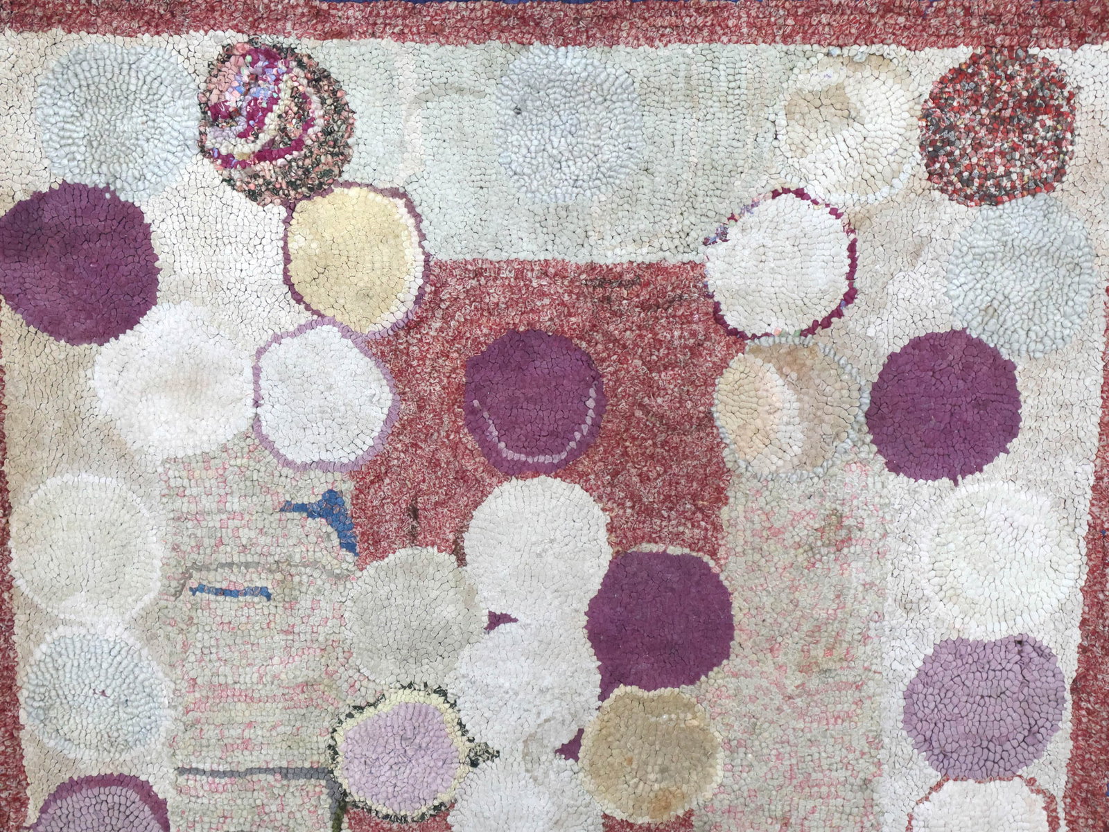 Three Geometric Pattern Hooked Rugs - 6