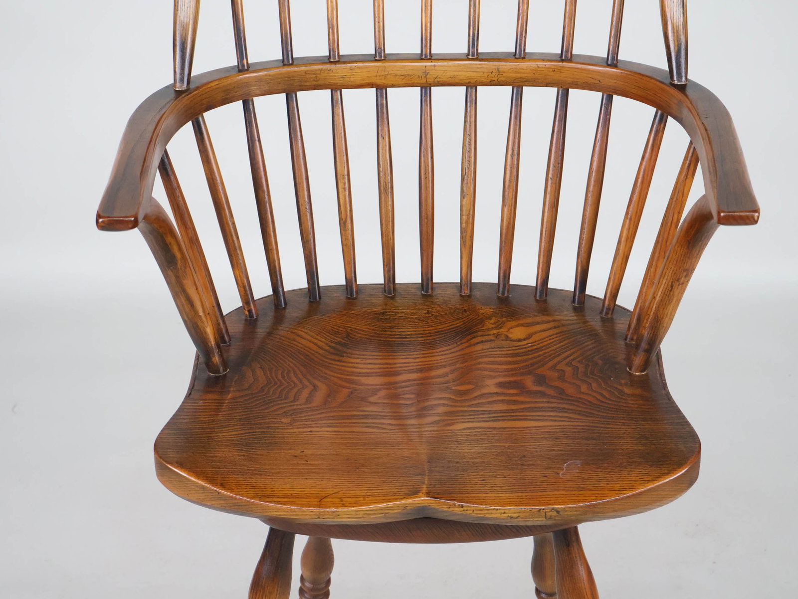 Four Oak Windsor Barstools - 7