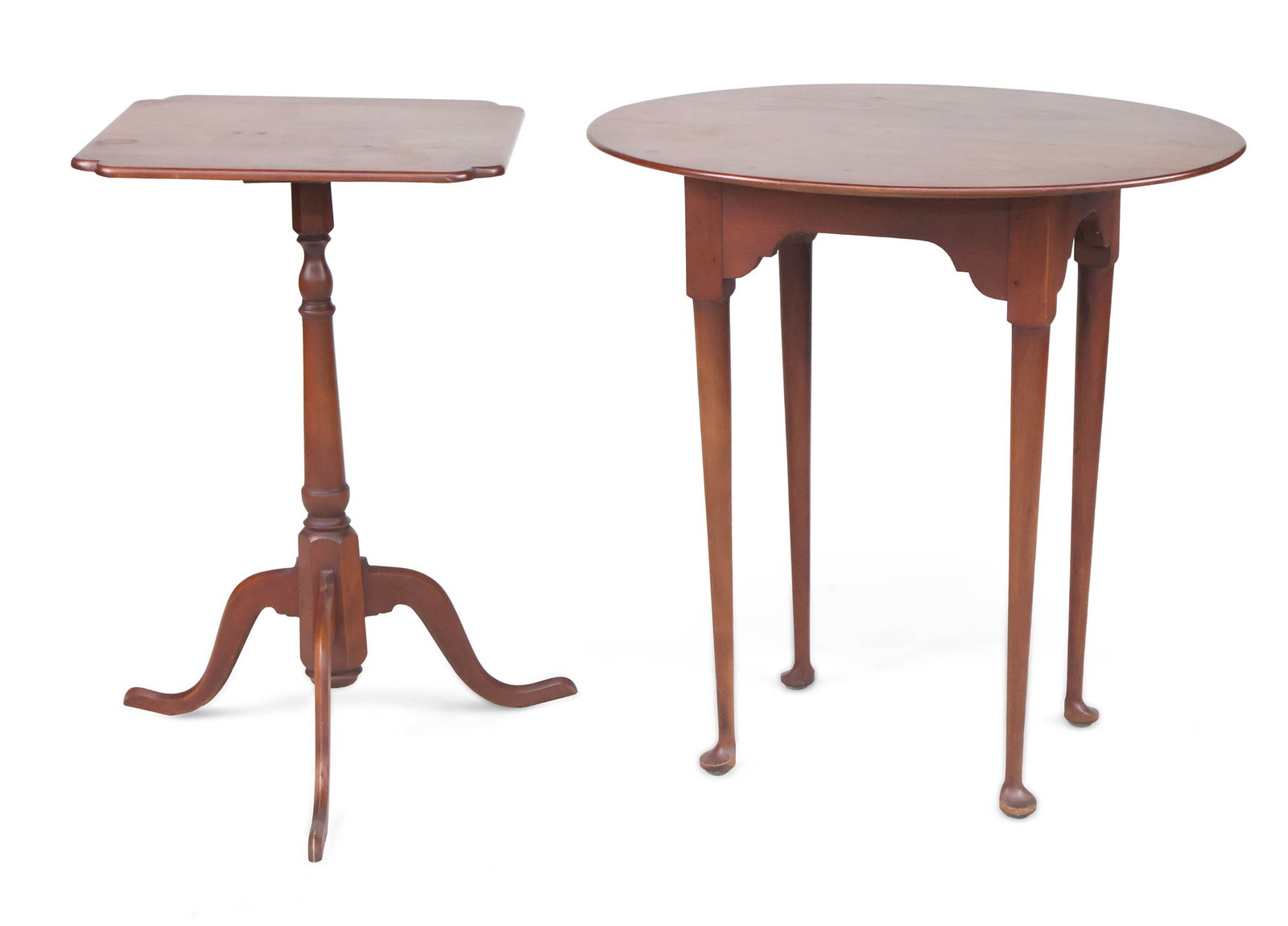 Eldred Wheeler Cherrywood Candlestand and Table (1 of 12)