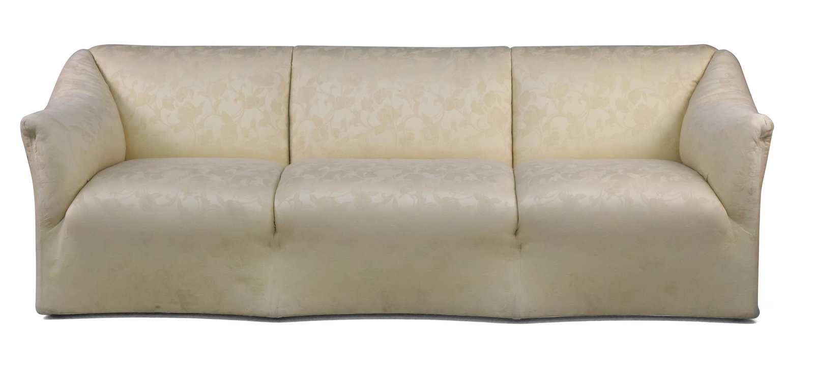 Contemporary Yellow-Upholstered Sofa (1 of 14)