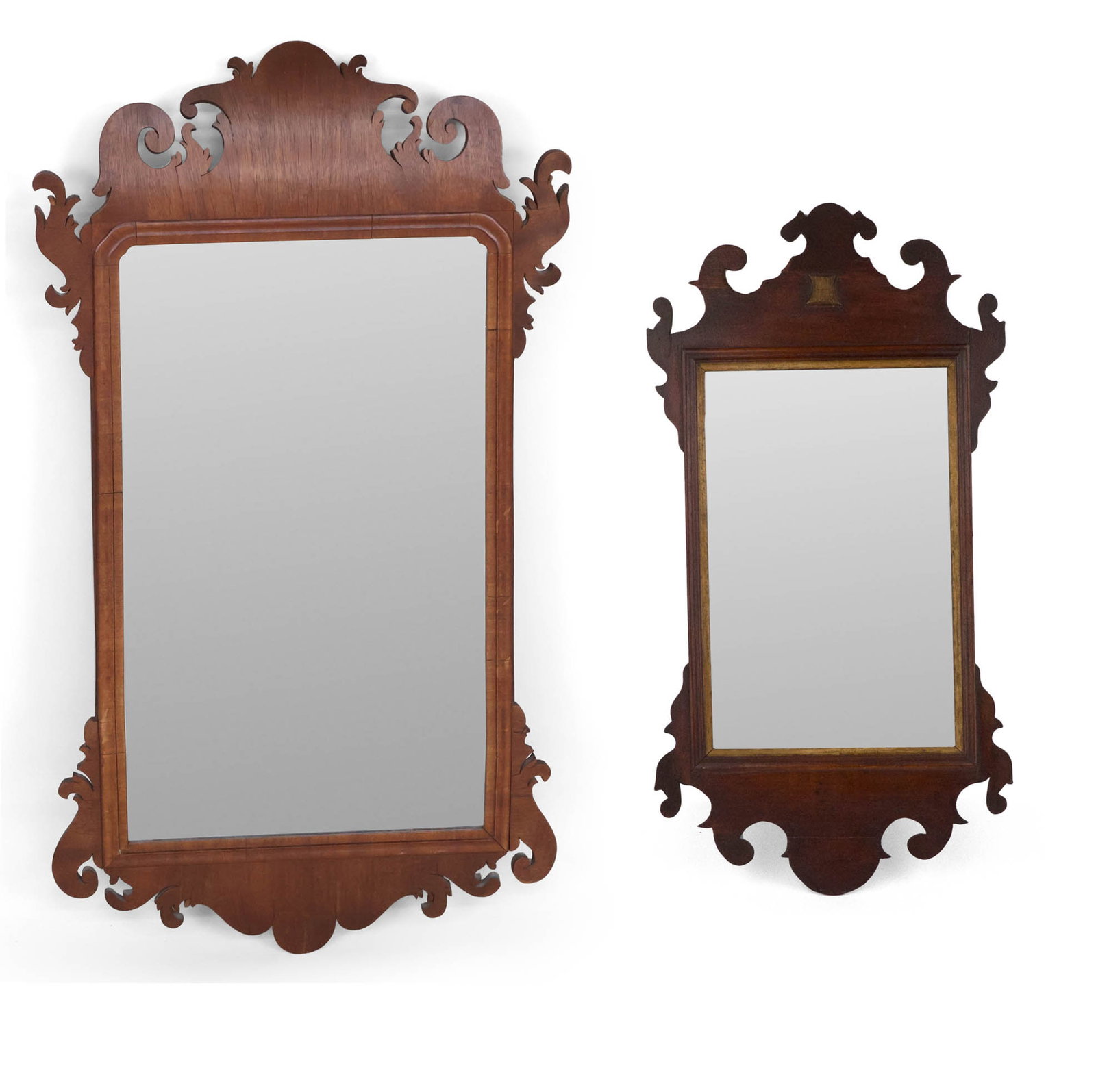 Chippendale Style Mahogany Pier Mirror (1 of 14)