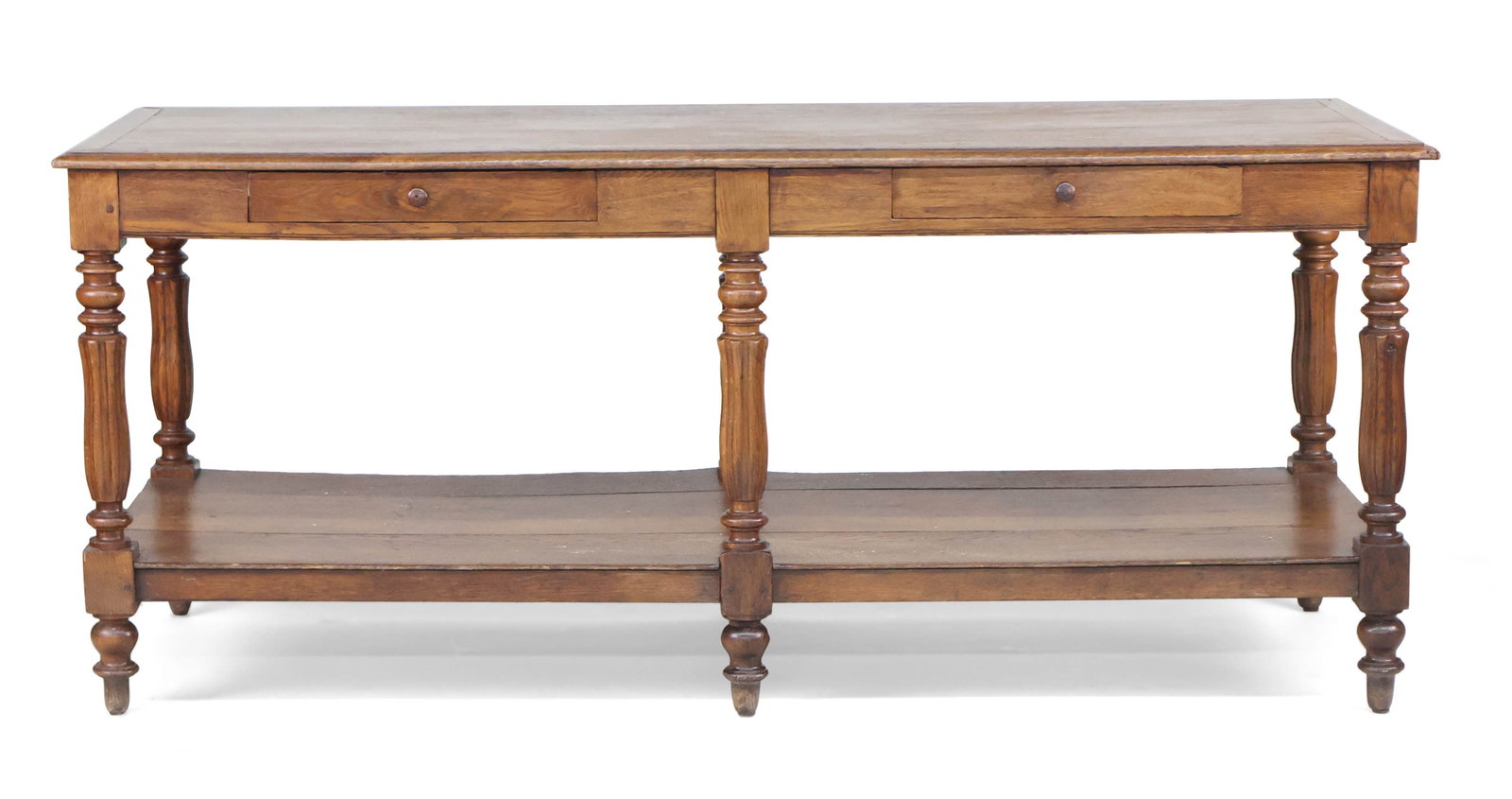Baroque Style Oak Refectory Table (1 of 13)