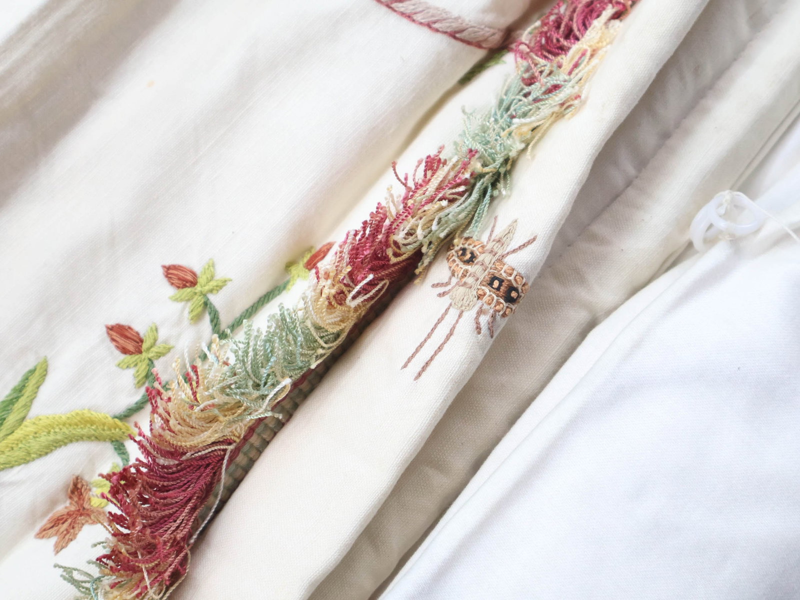 Two Crewelwork Valances - 10