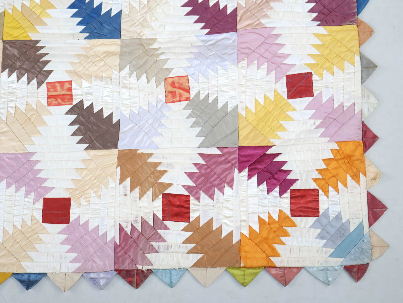 Hand-Stitched Patchwork Quilt - 7