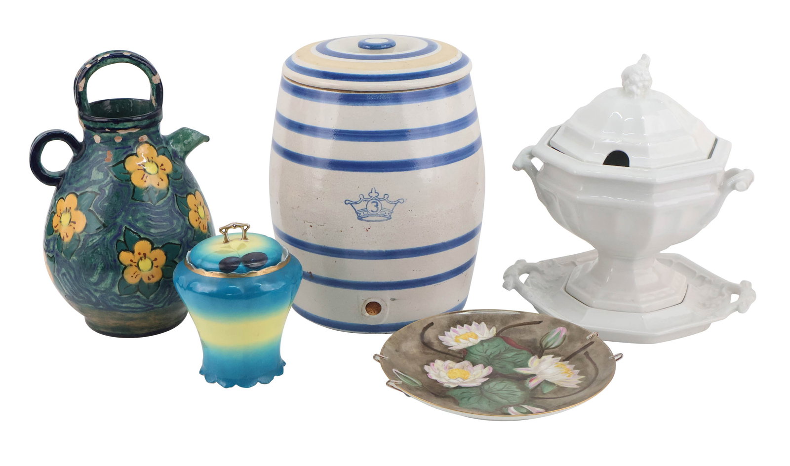 Five Porcelain and Ceramic Table Articles (1 of 20)