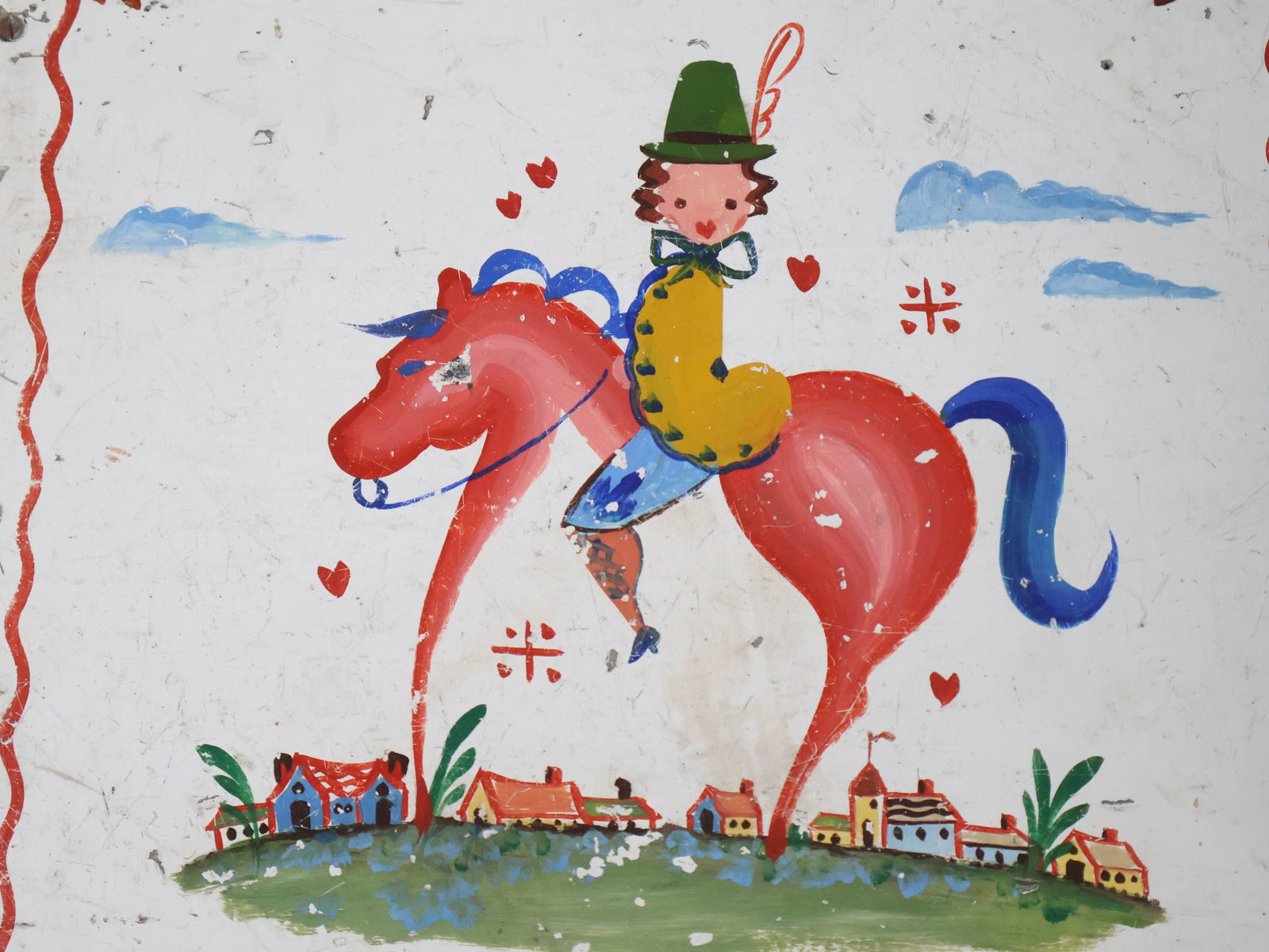 Three Painted Wood Boxes - 4