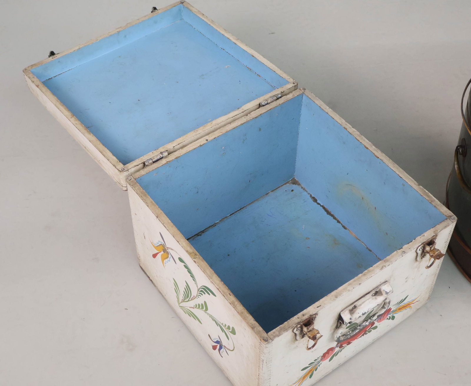 Three Painted Wood Boxes - 6