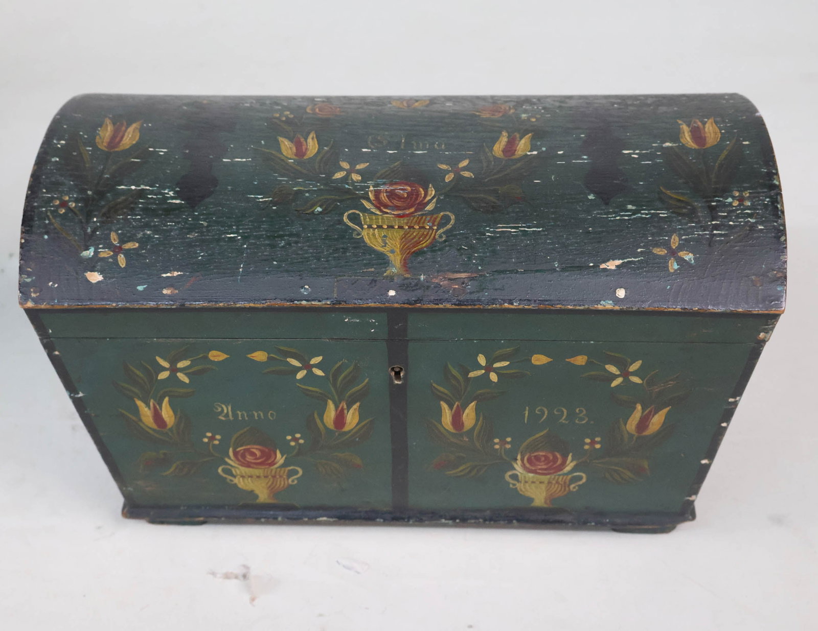 Three Painted Wood Boxes - 8