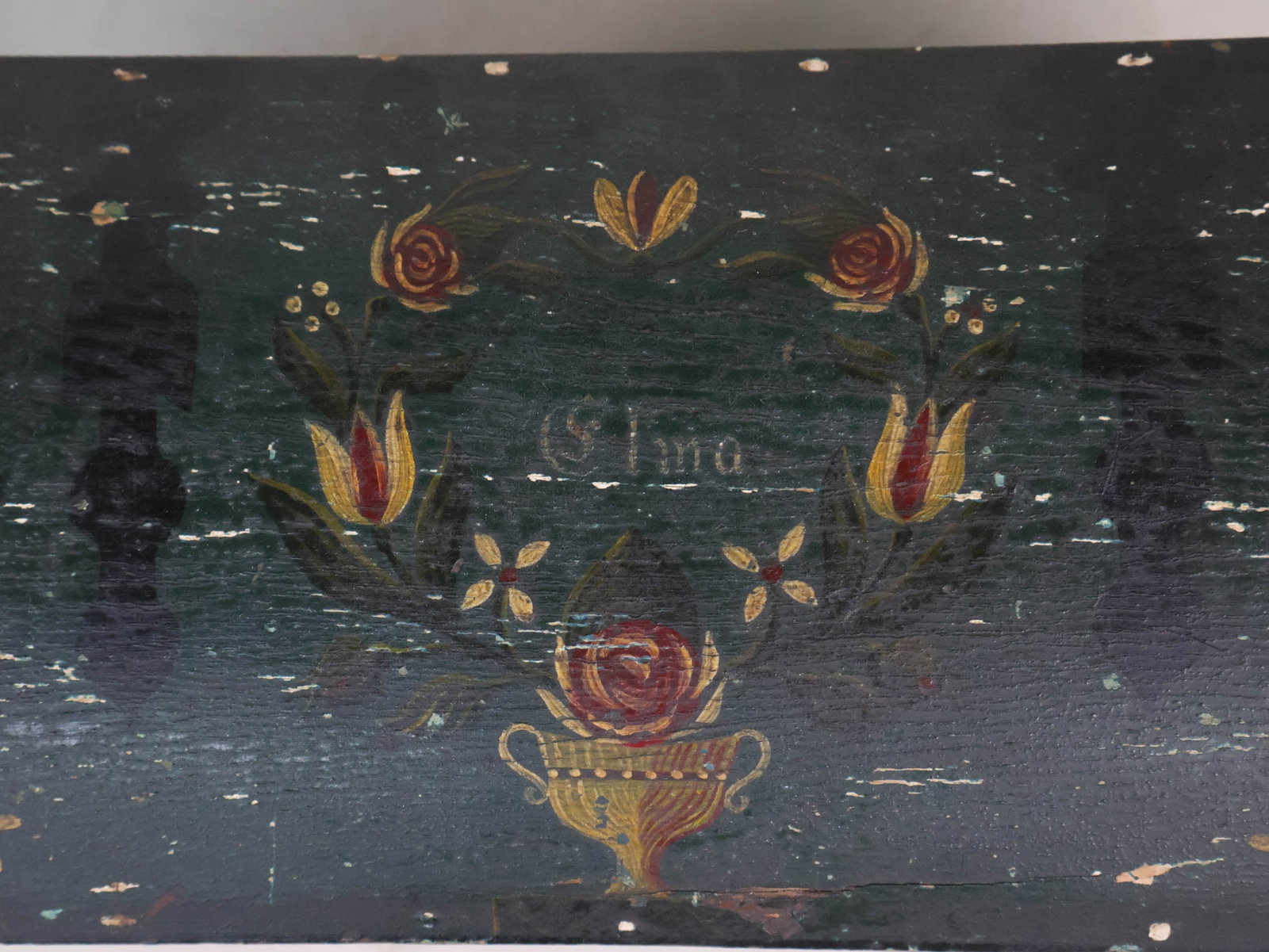 Three Painted Wood Boxes - 9