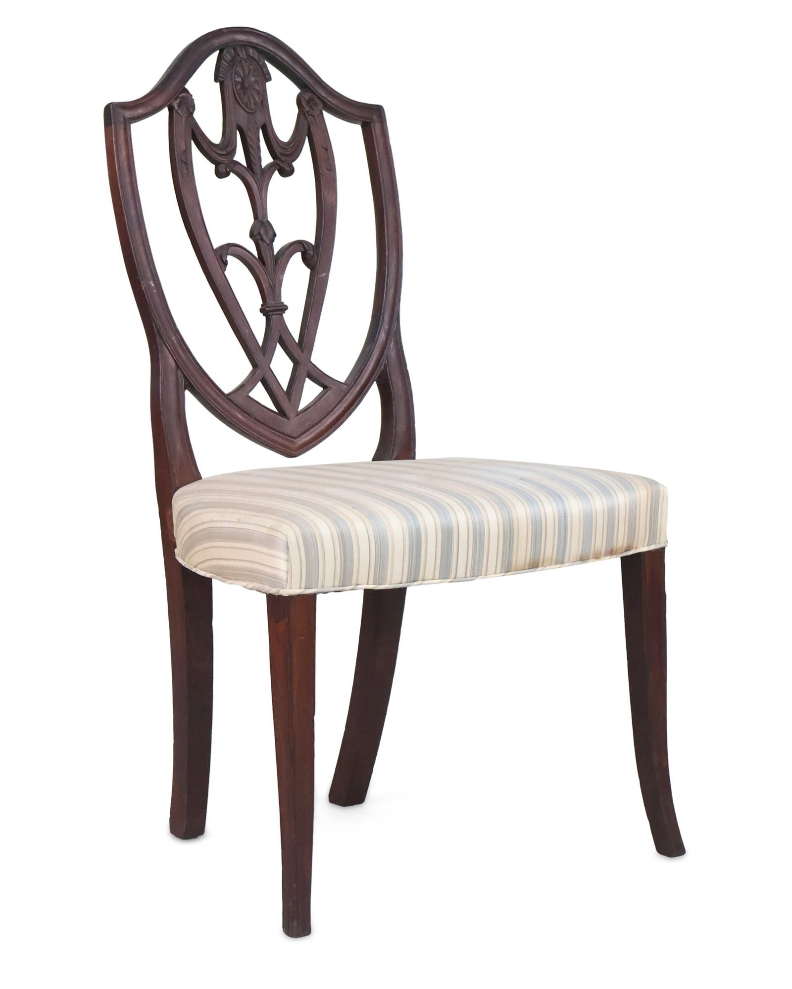 Federal Carved Mahogany Shield-Back Side Chair (1 of 9)