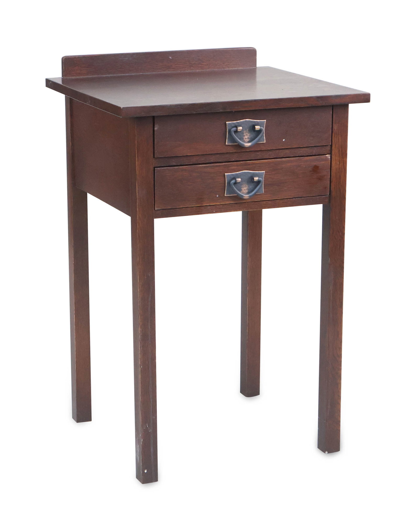 Stickley Oak Two Drawer Nightstand (1 of 10)