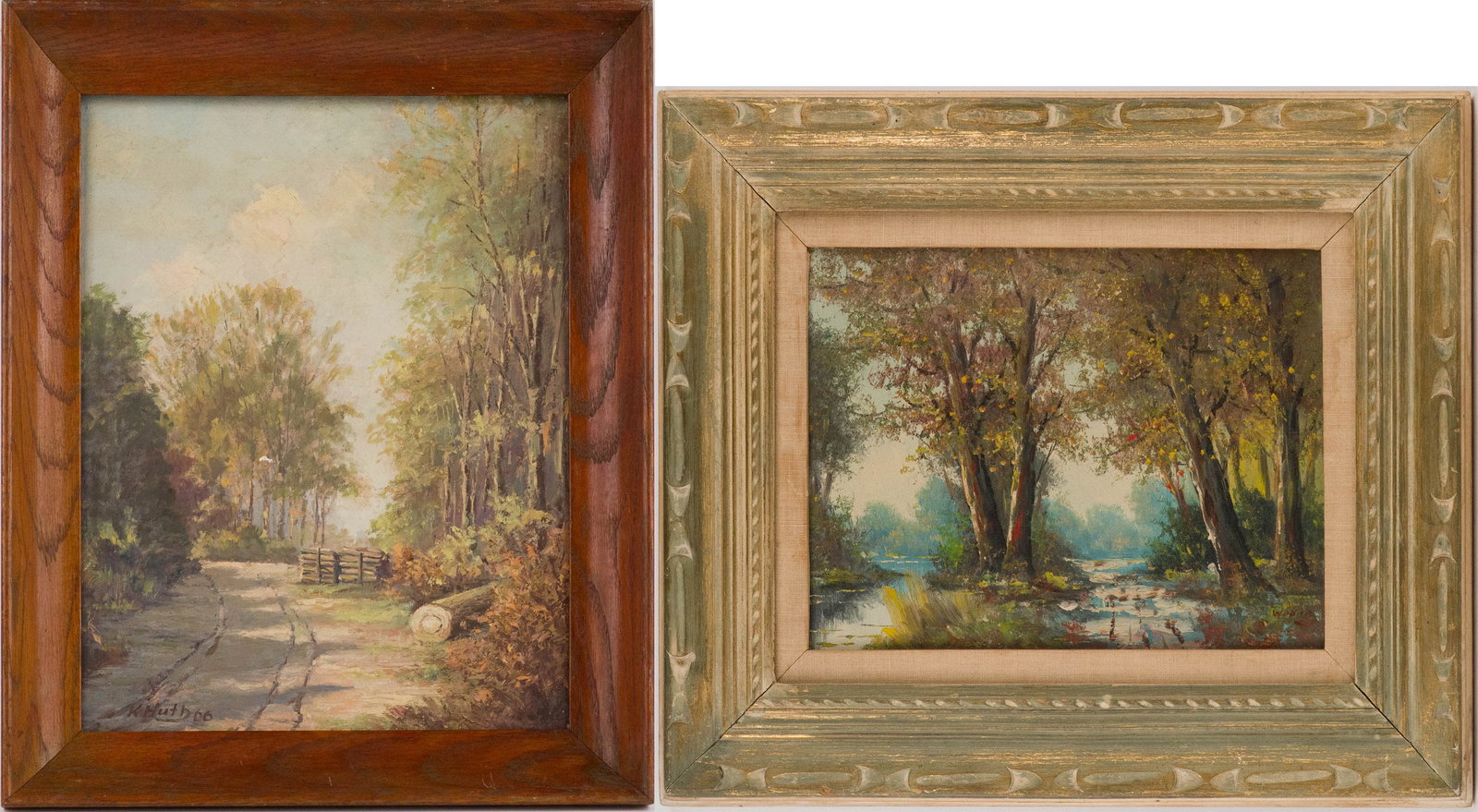 K Huth, Woodland Landscape, Oil on Board (1 of 13)