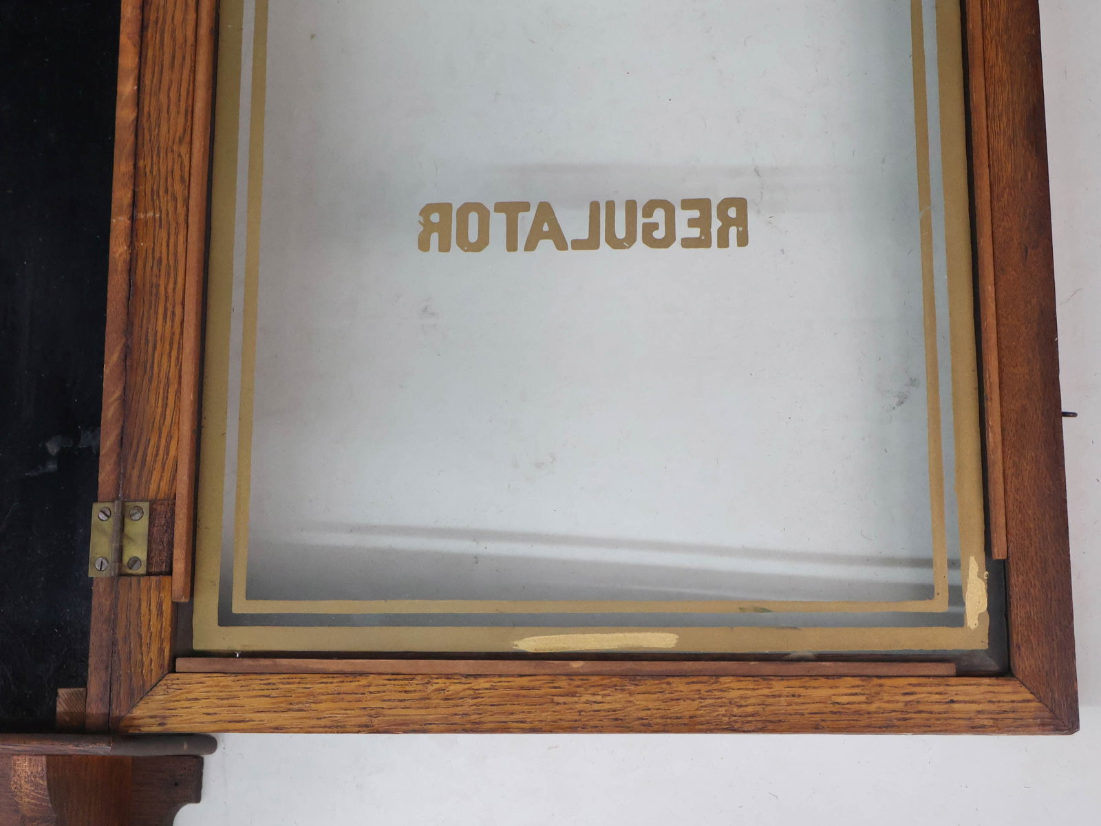 Carved Oak Regulator Clock - 10